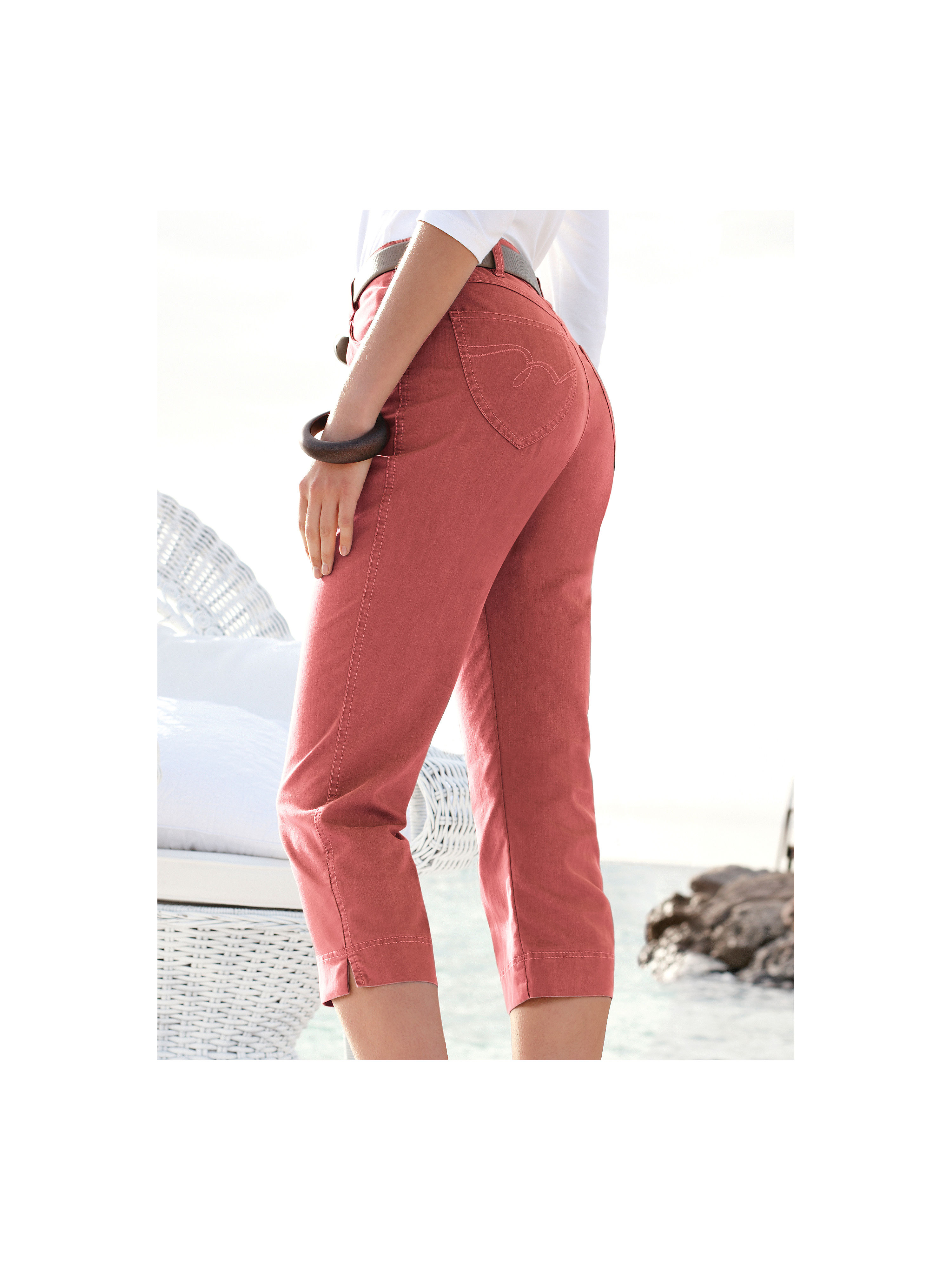Image of ?ProForm S Super Slim3/4-length jeans Raphaela by Brax orange