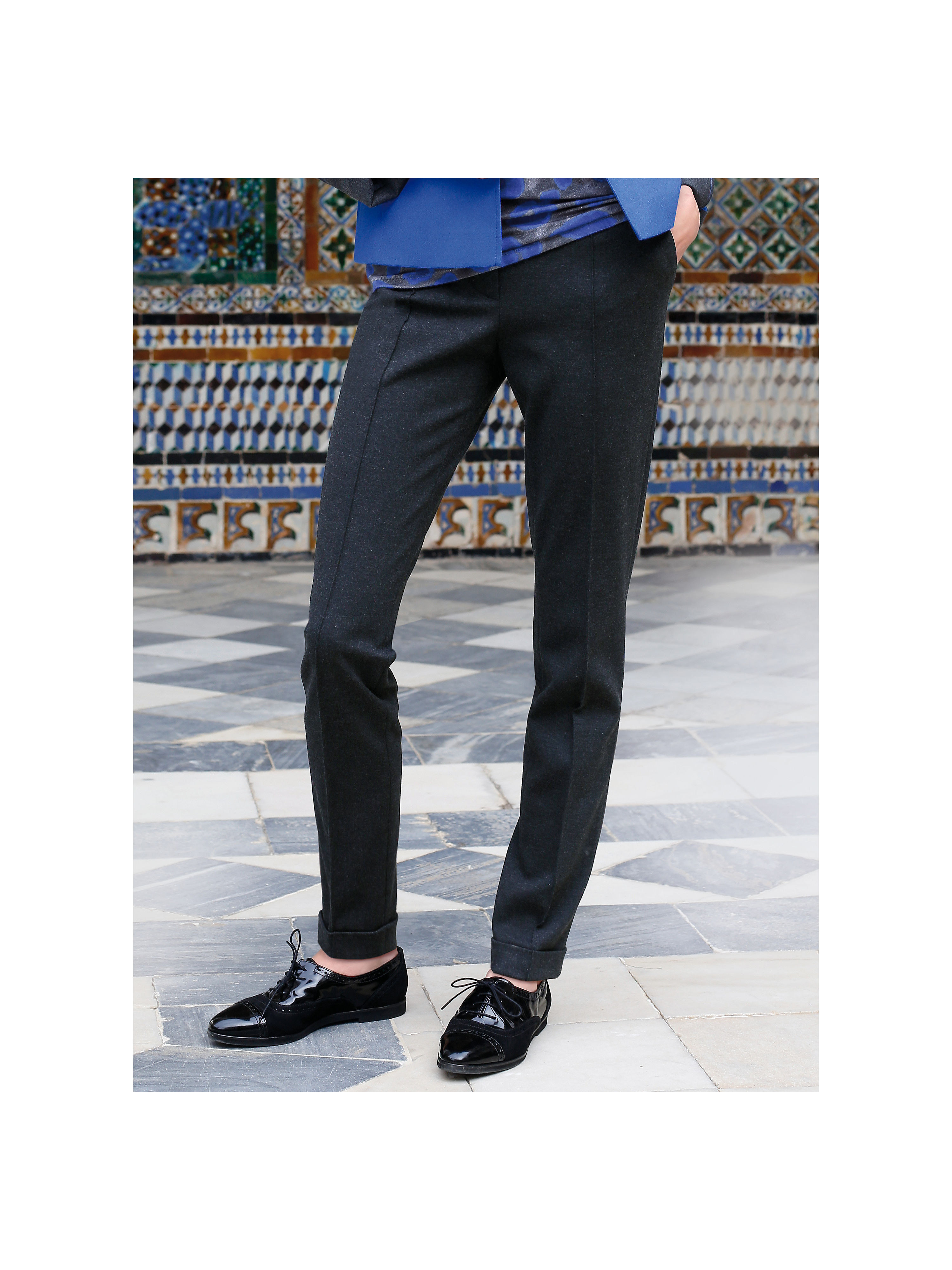 Image of Trousers Uta Raasch grey