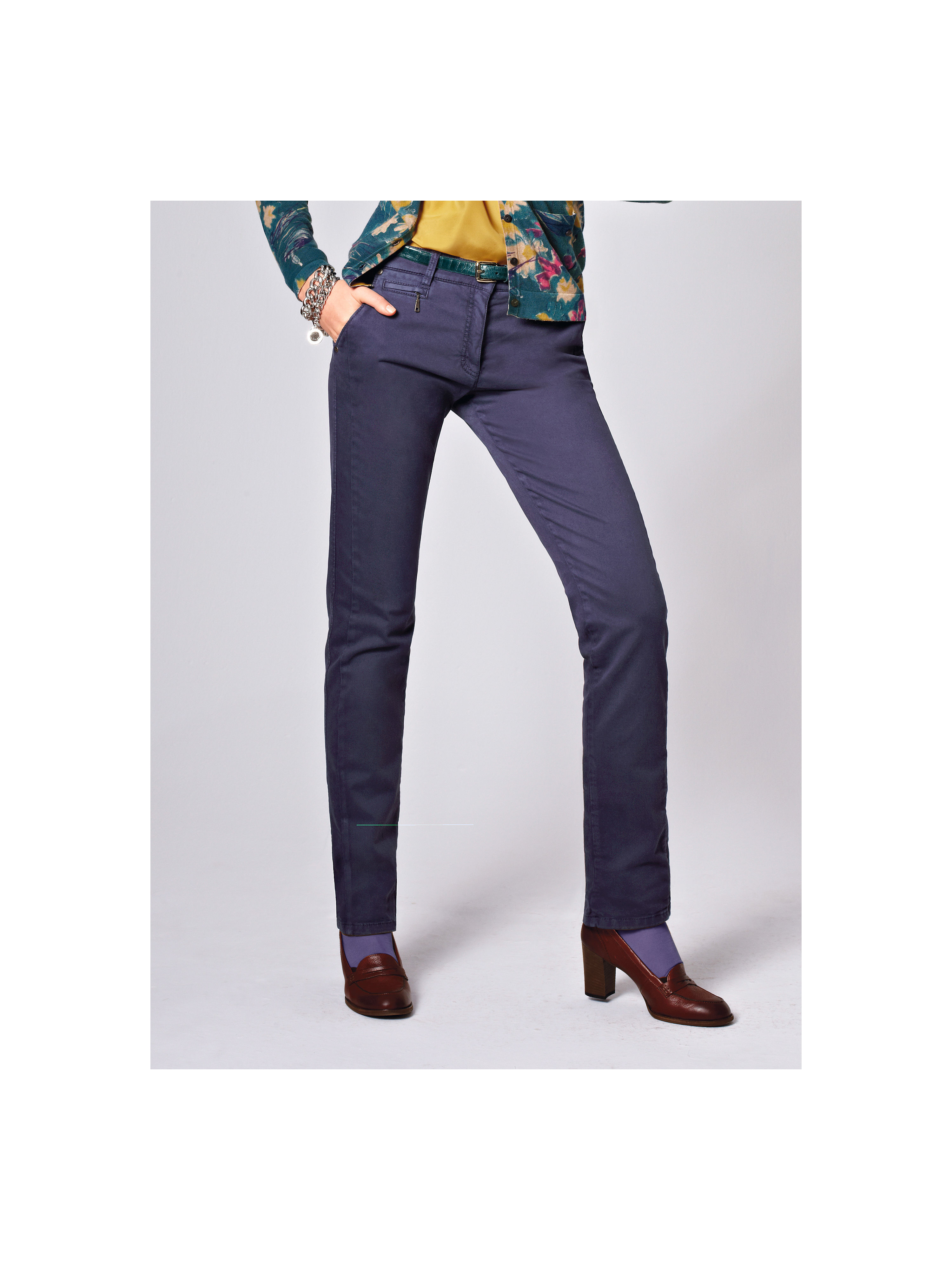 Image of Trousers Brax Feel Good purple