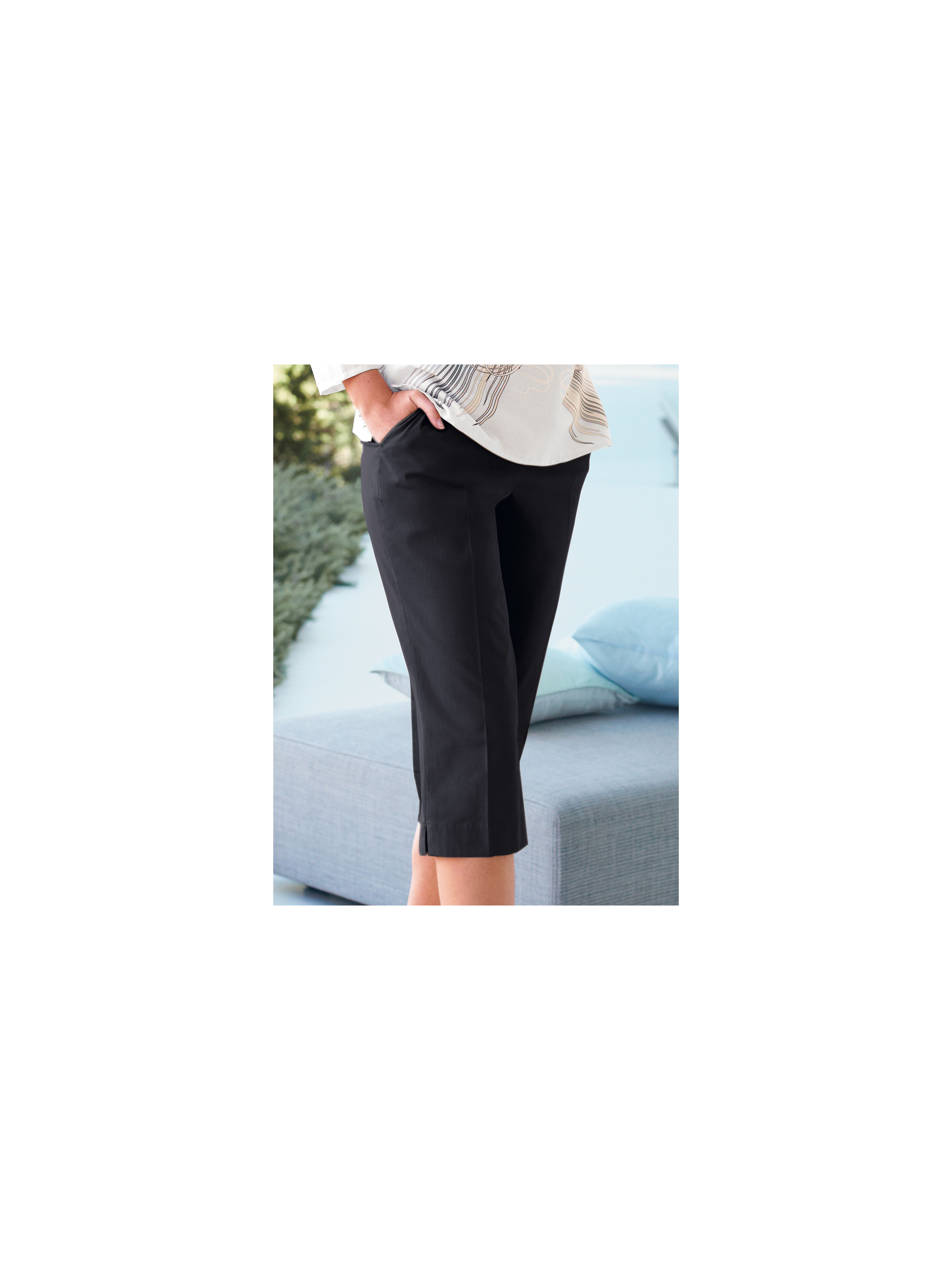 Image of Cropped trousers Peter Hahn black