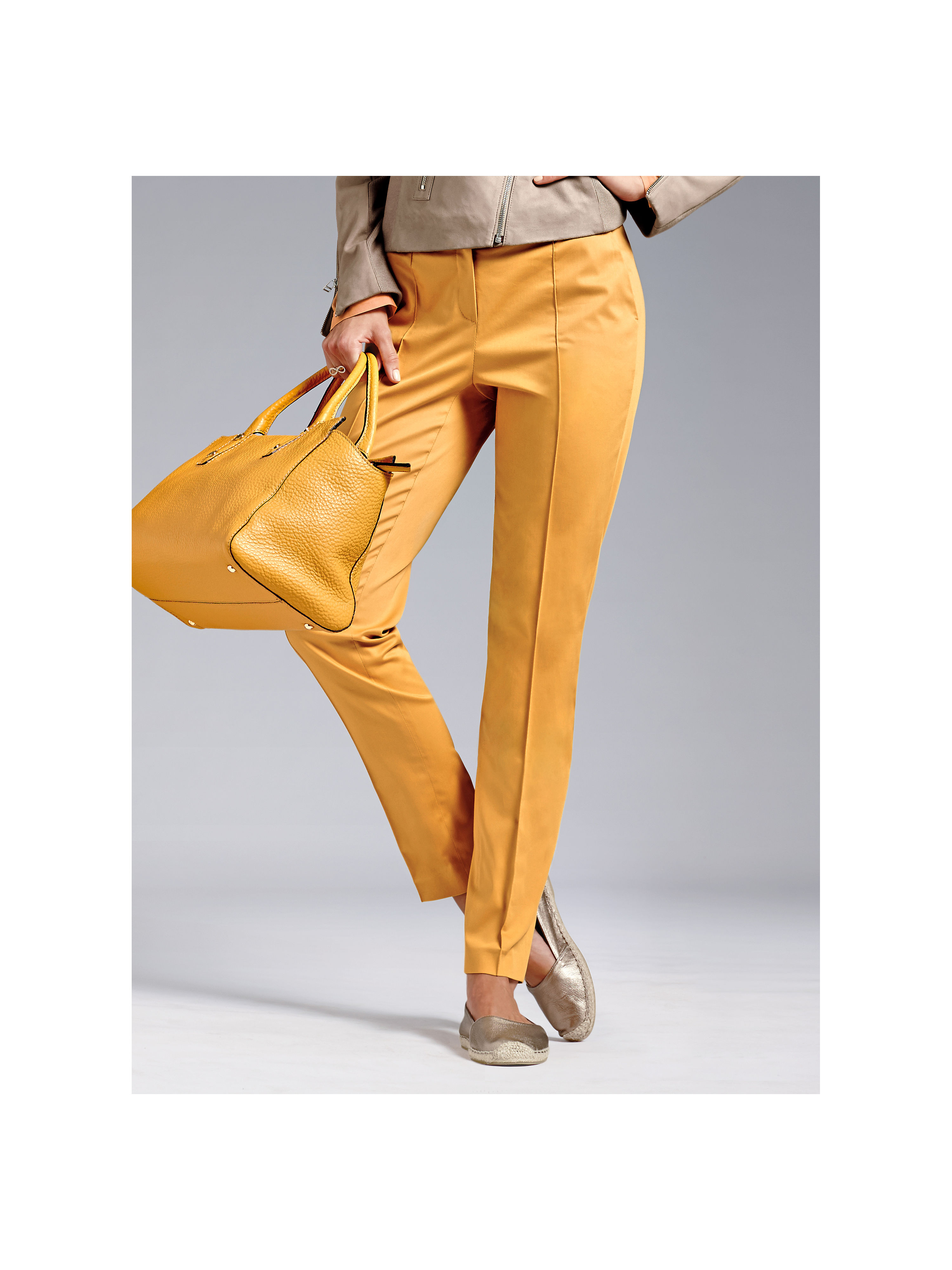 Image of Trousers Looxent yellow