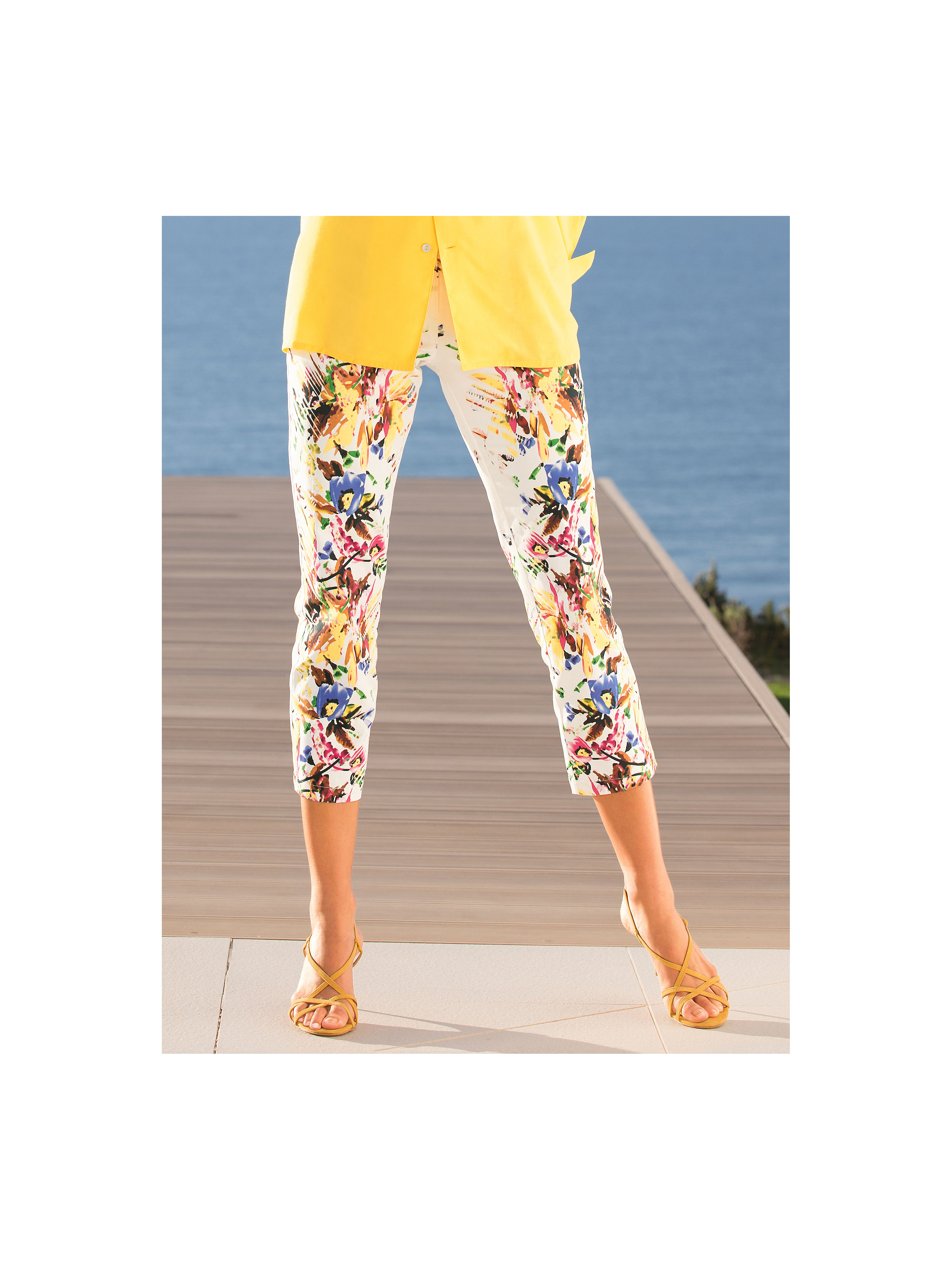 Image of 7/8 trousers Peter Hahn multicoloured size: 10s