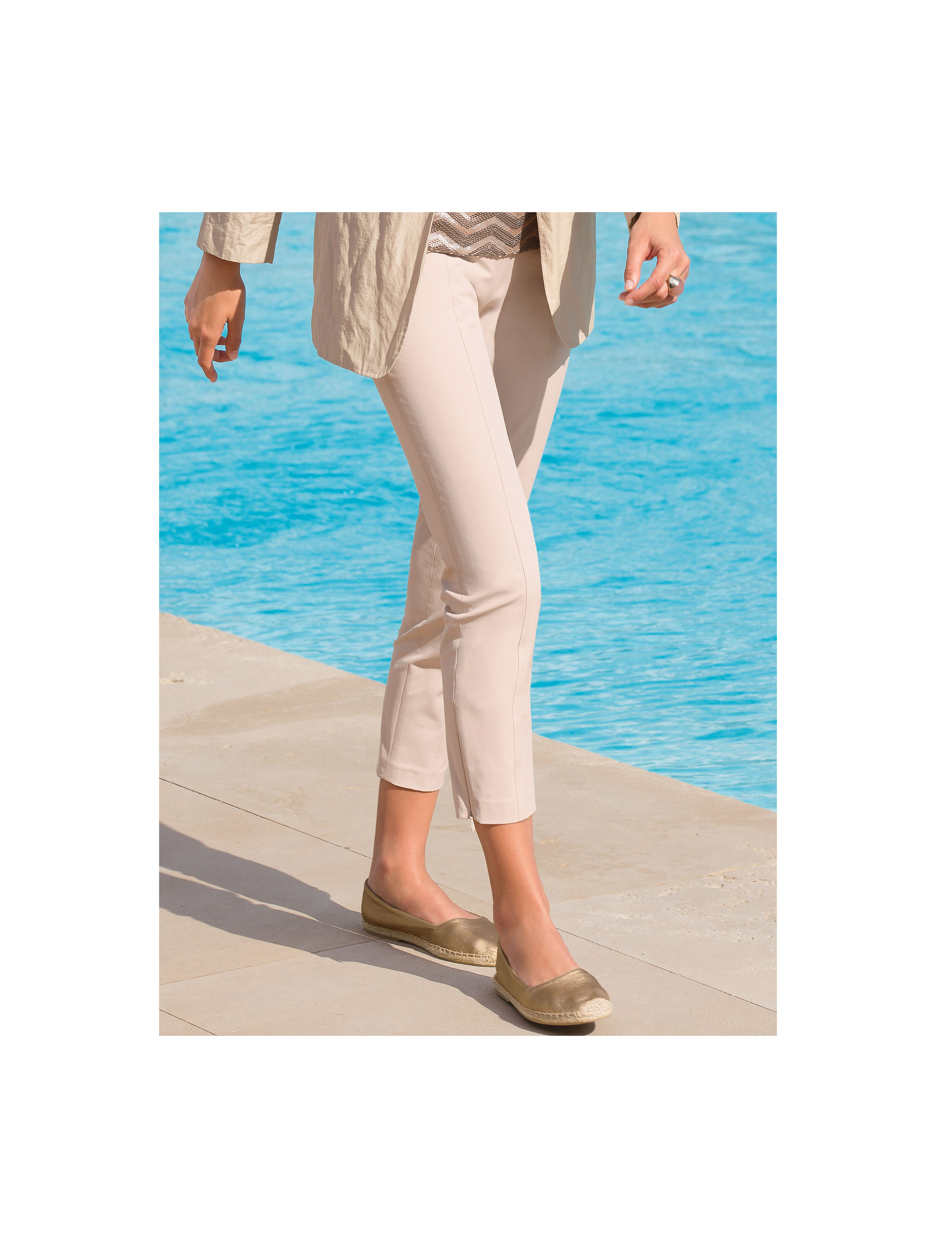 Image of 7/8 trousers Betty Barclay beige