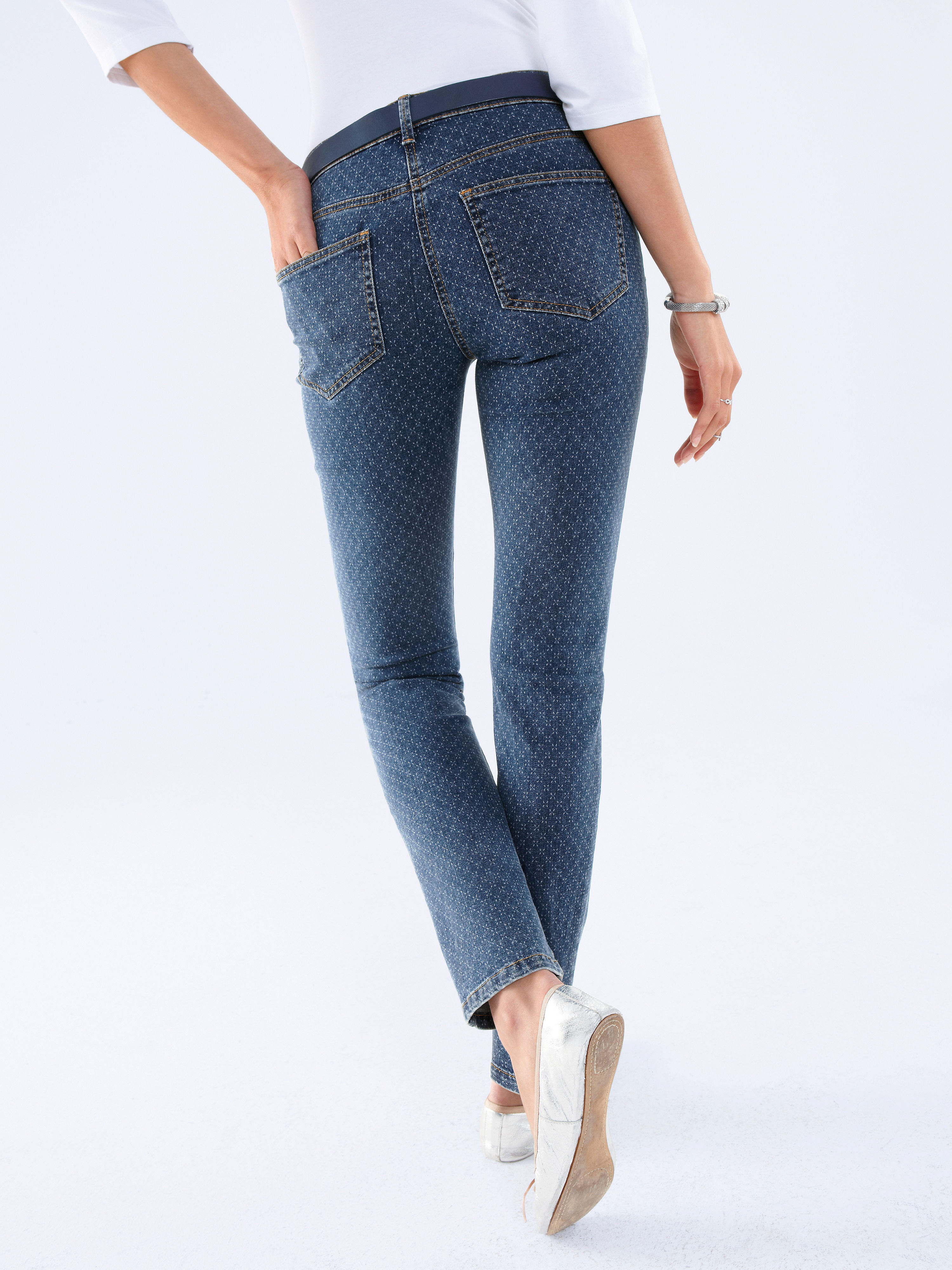 Image of Jeans, inch length 32 Peter Hahn blue size: 26