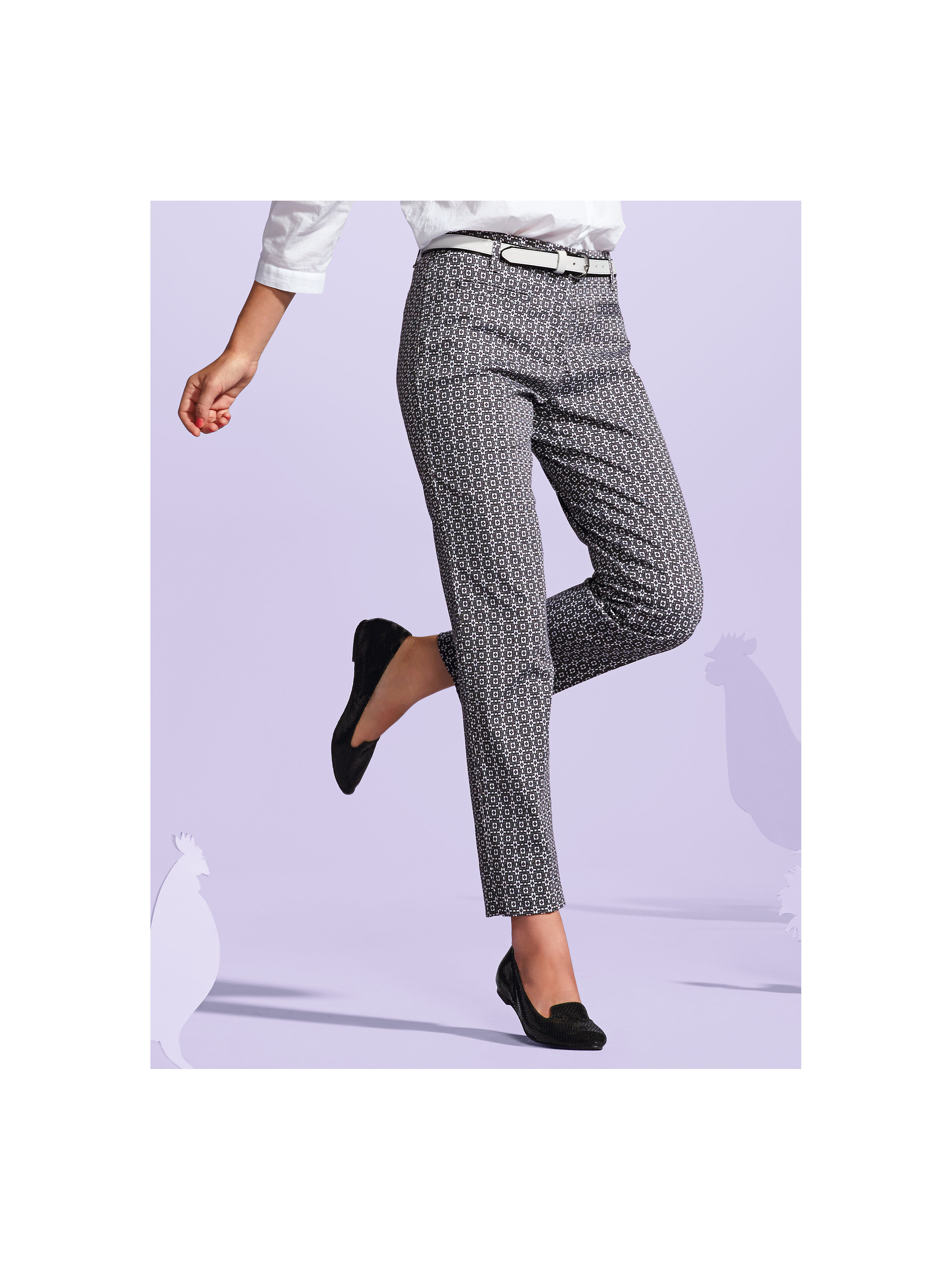 Image of Trousers Brax Feel Good multicoloured size: 10