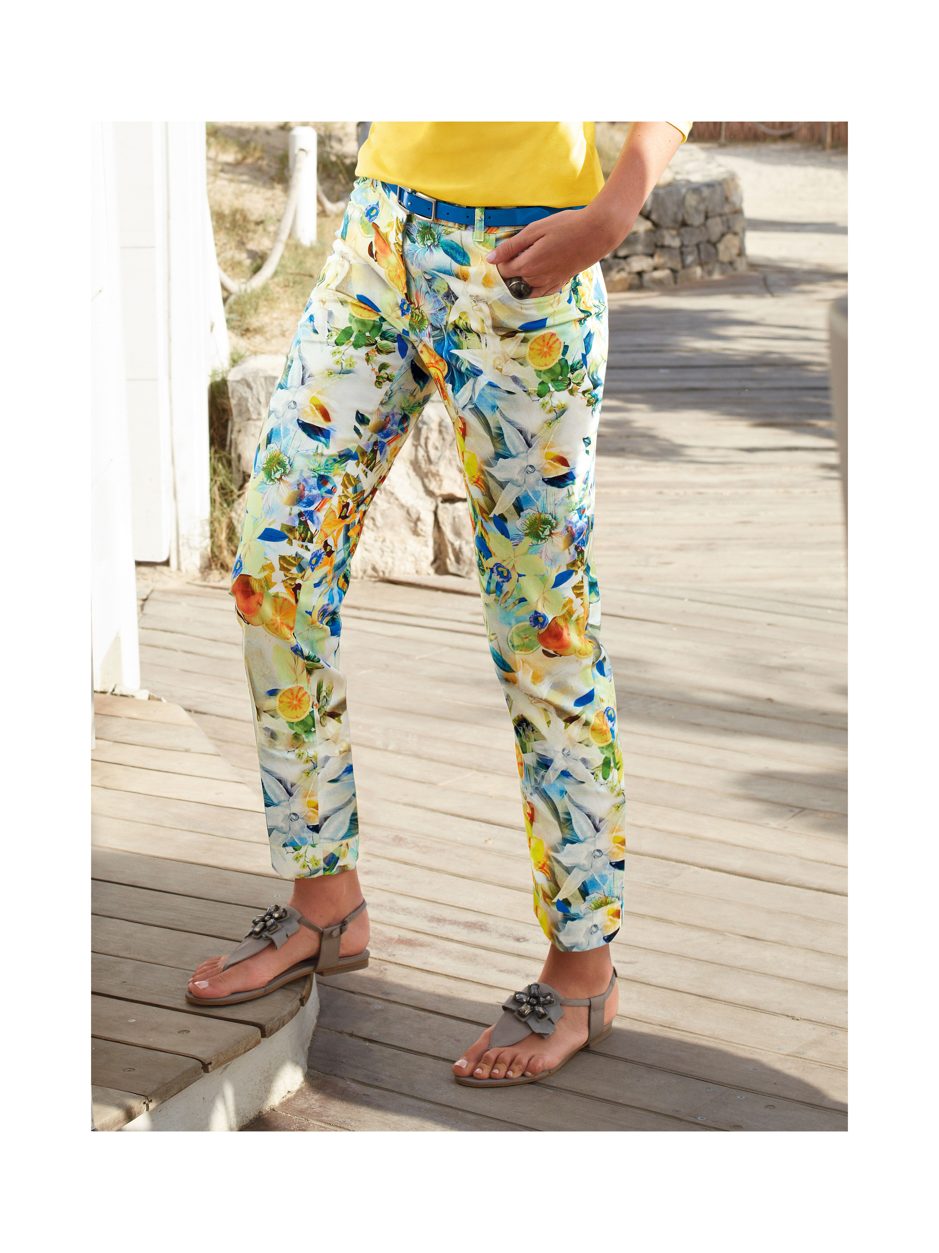 Image of 7/8 trousers Peter Hahn multicoloured