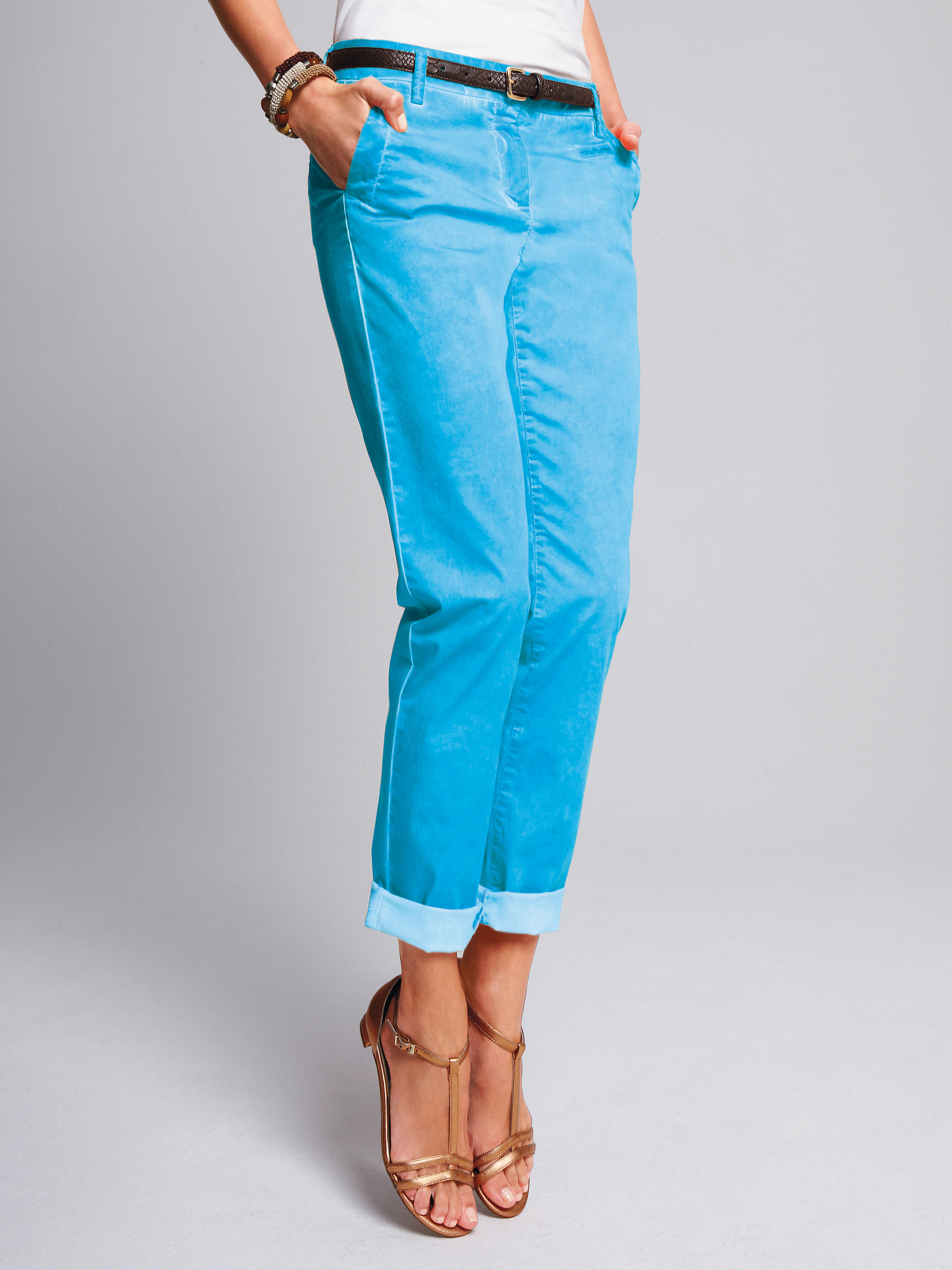 Image of Trousers Looxent turquoise