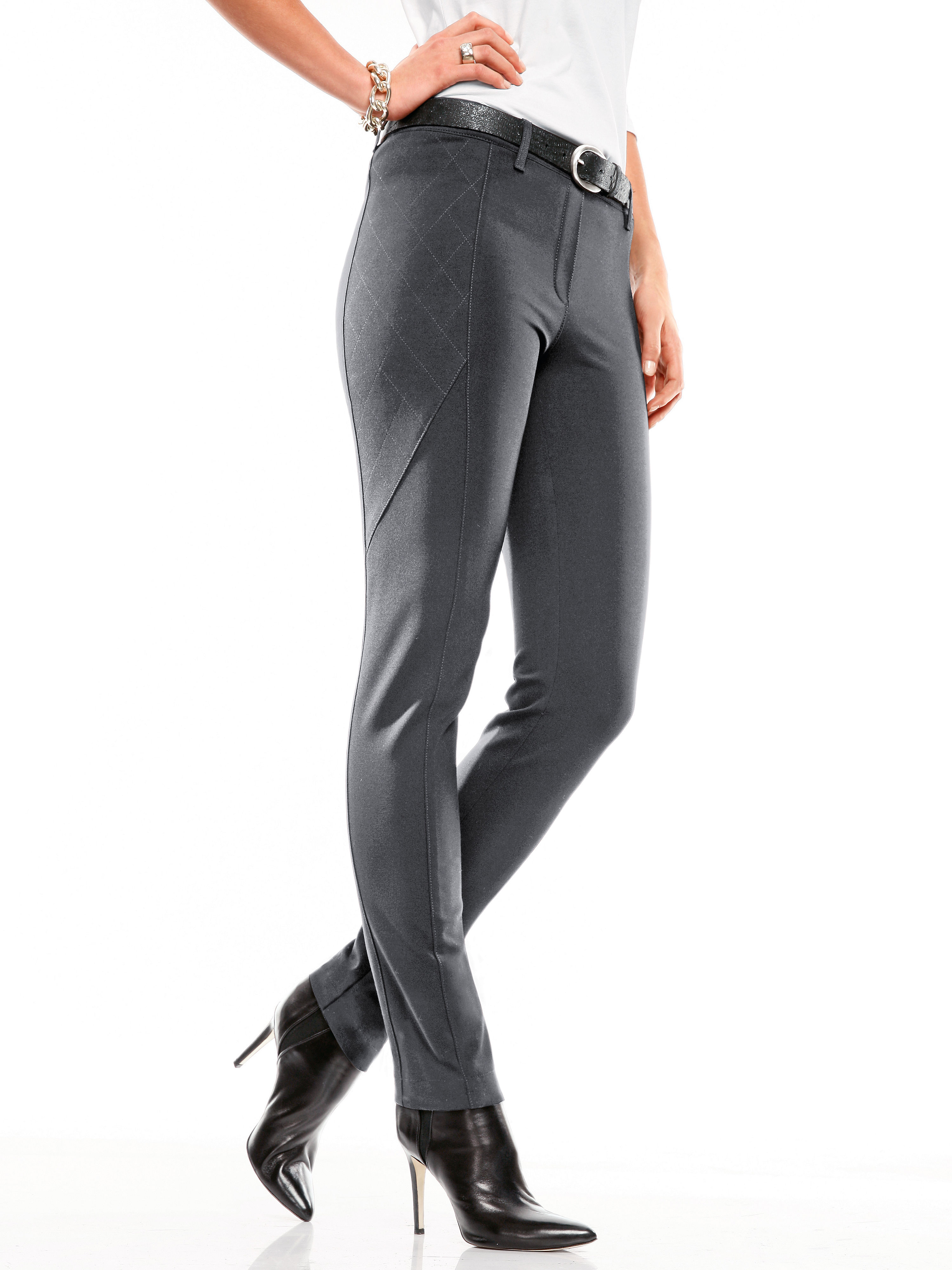 Image of Ankle-length leggings Peter Hahn grey