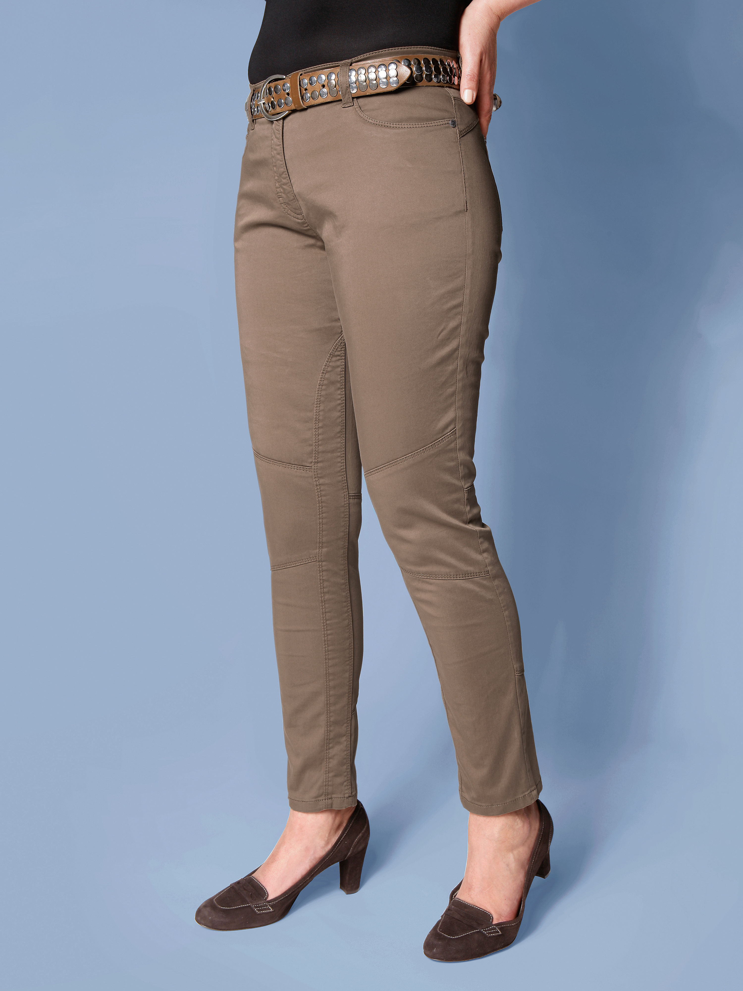Image of Ankle-length trousers Brax Feel Good brown