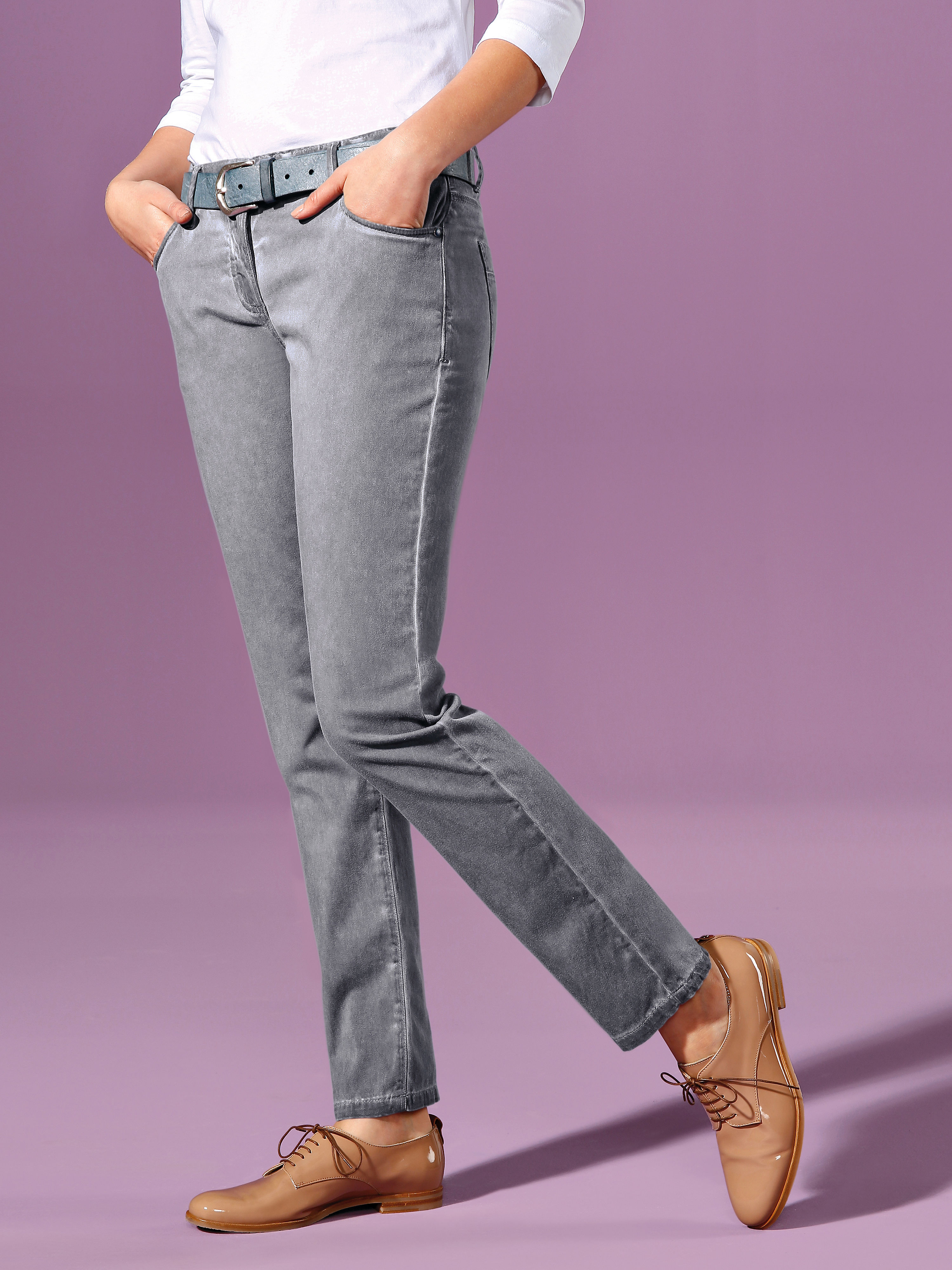 Image of Trousers Peter Hahn grey size: 16s