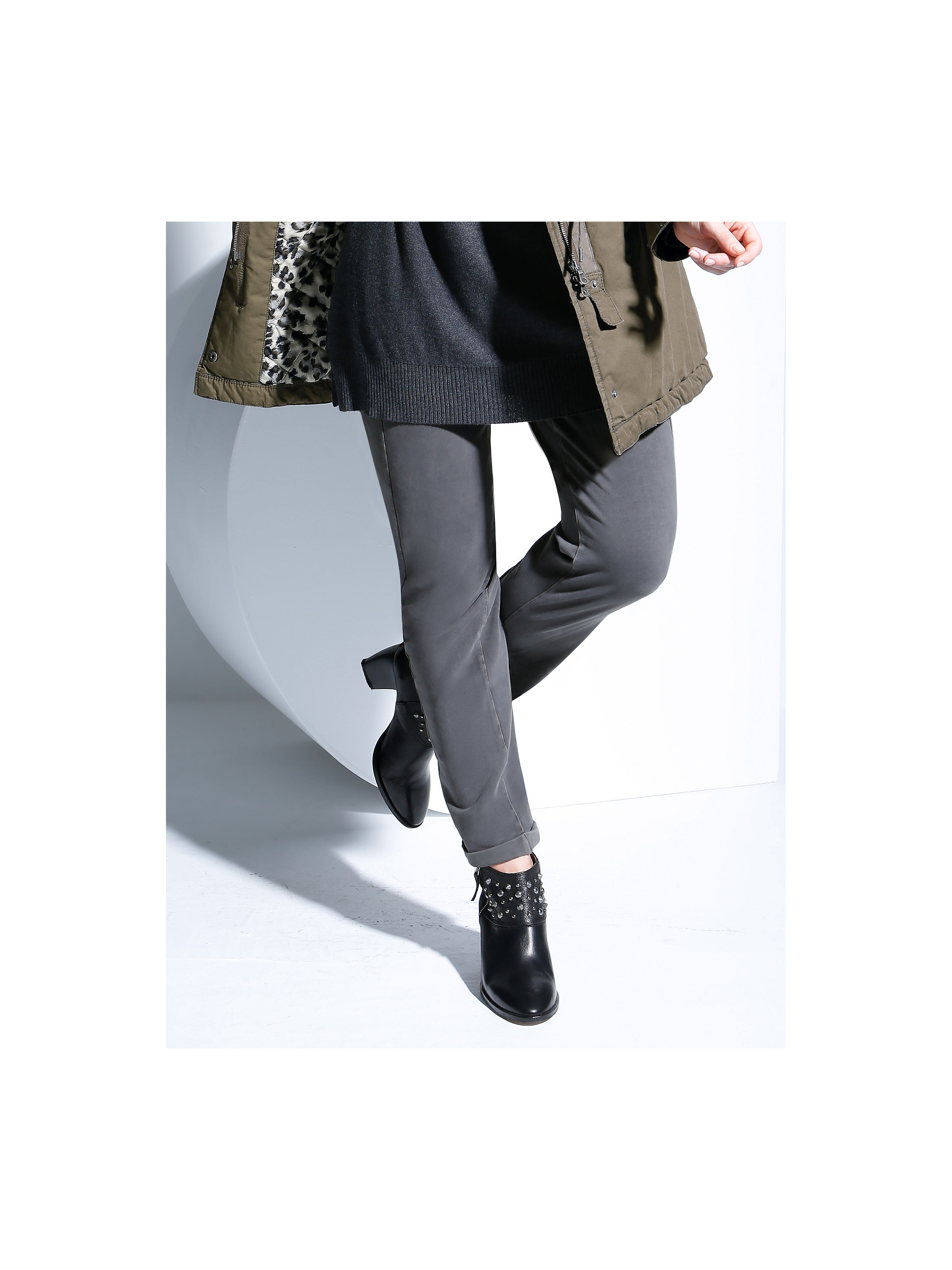 Image of Jersey trousers frapp grey size: 26