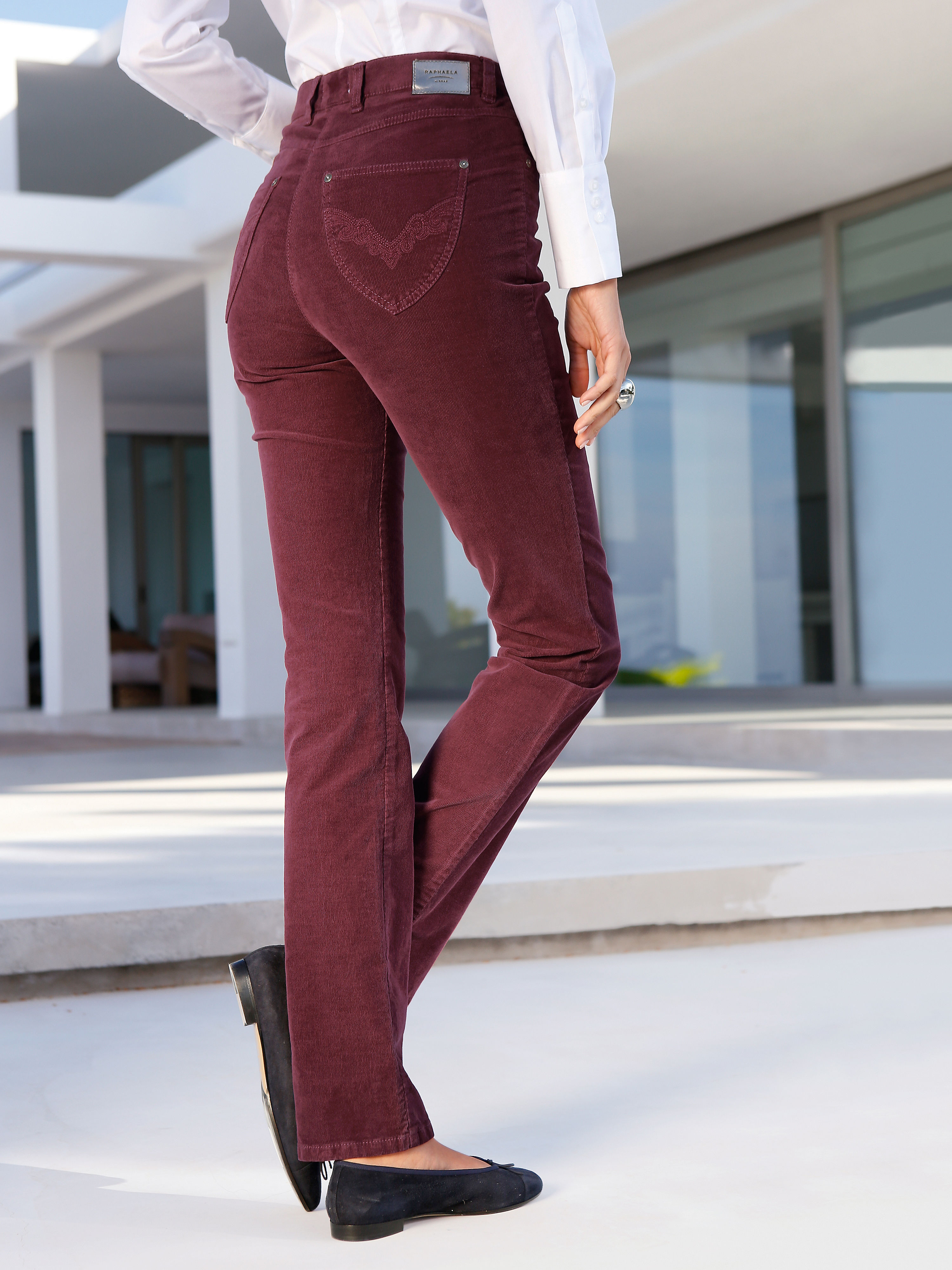 Image of Corduroy trousers Raphaela by Brax red