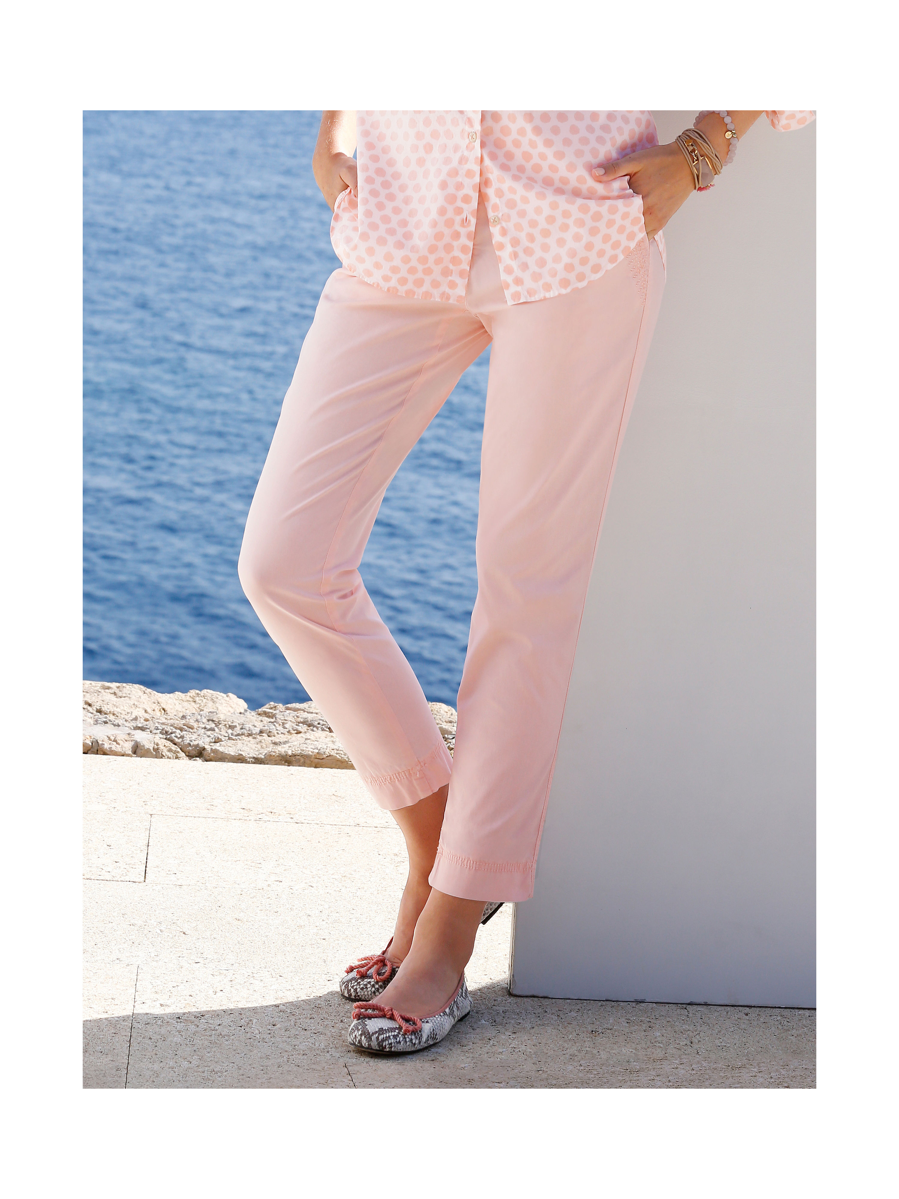 Image of Trousers Brax Feel Good pale pink size: 26
