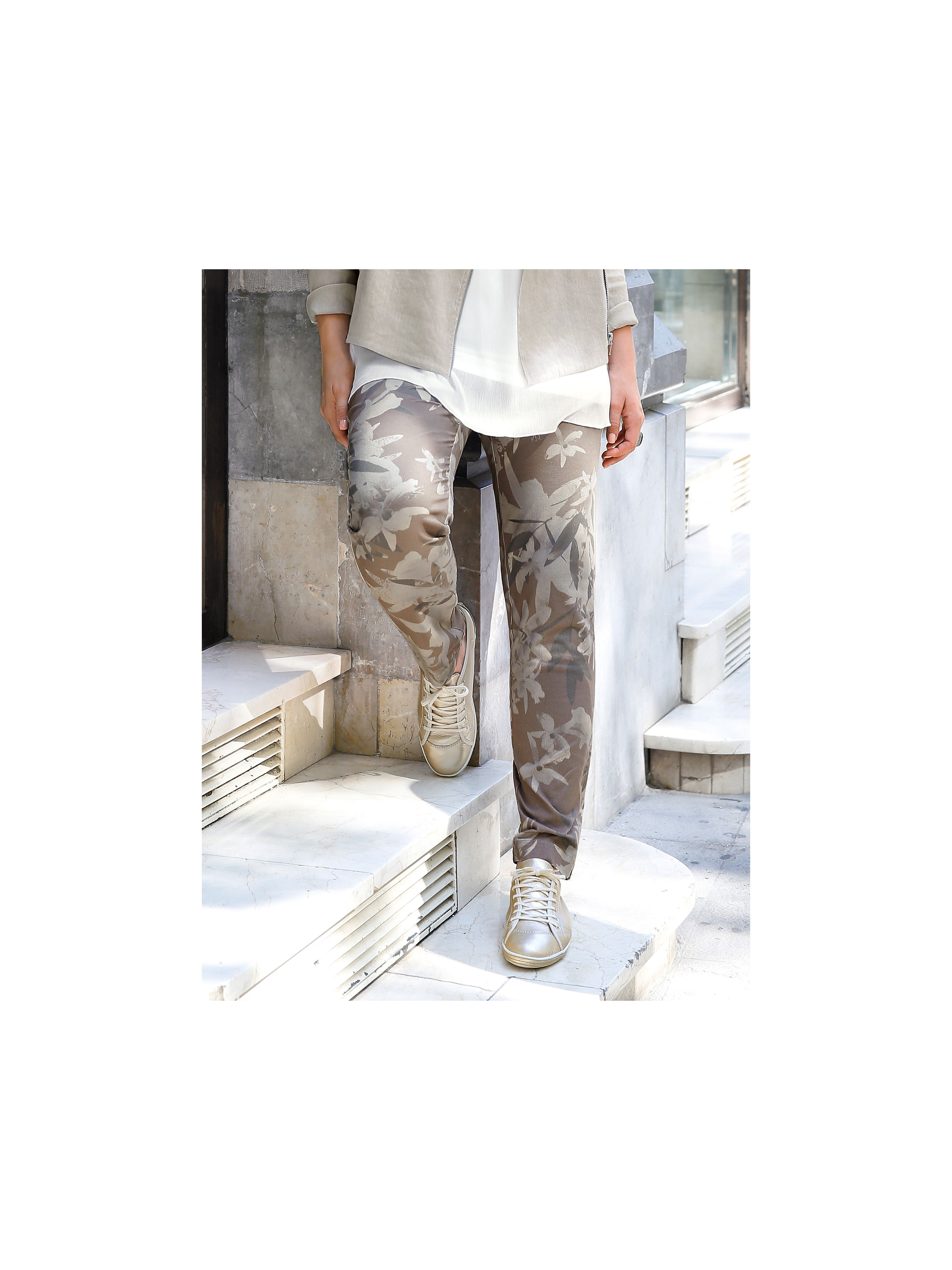 Image of Trousers Anna Aura multicoloured size: 16