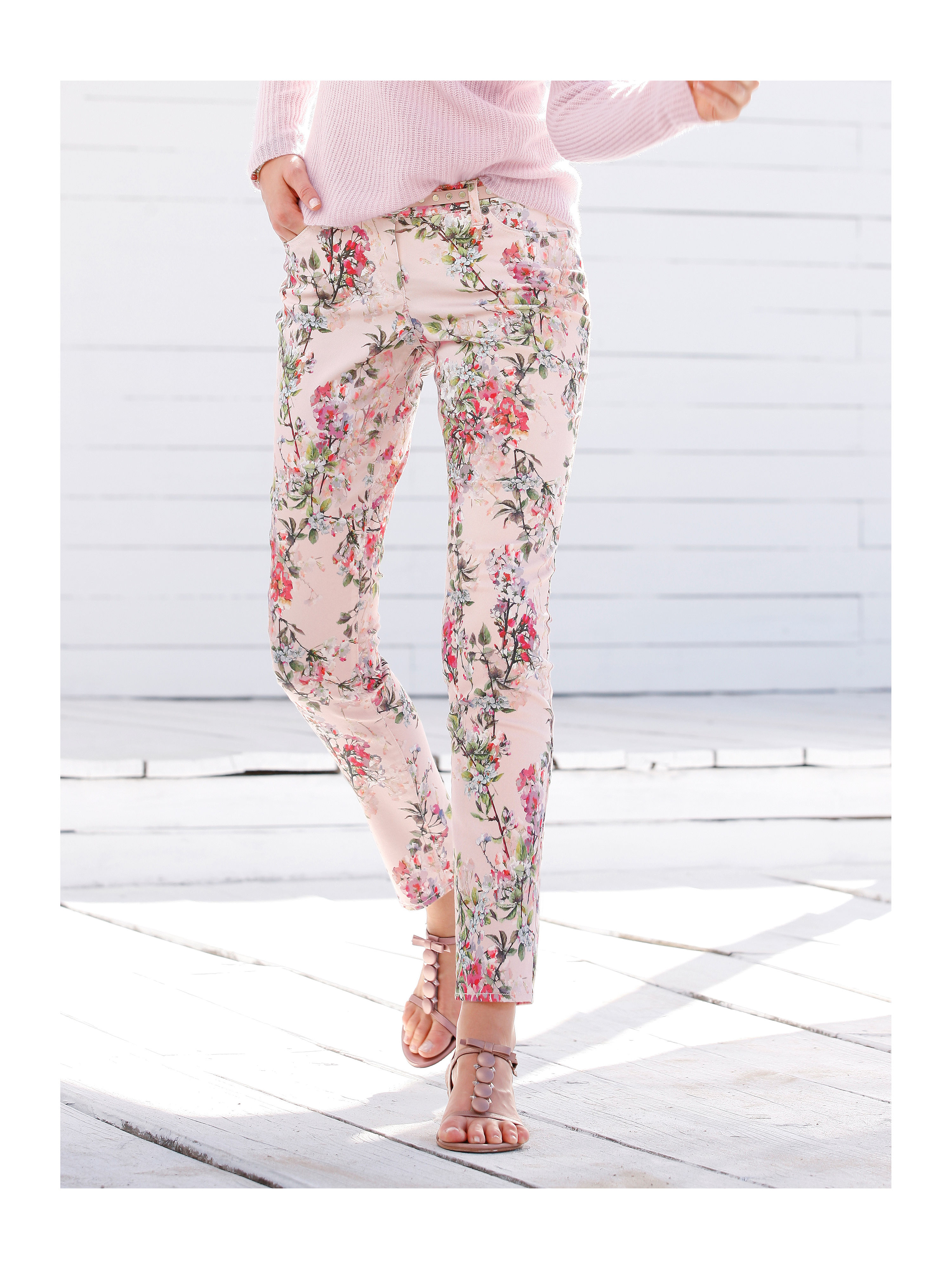 Image of Trousers Peter Hahn pale pink