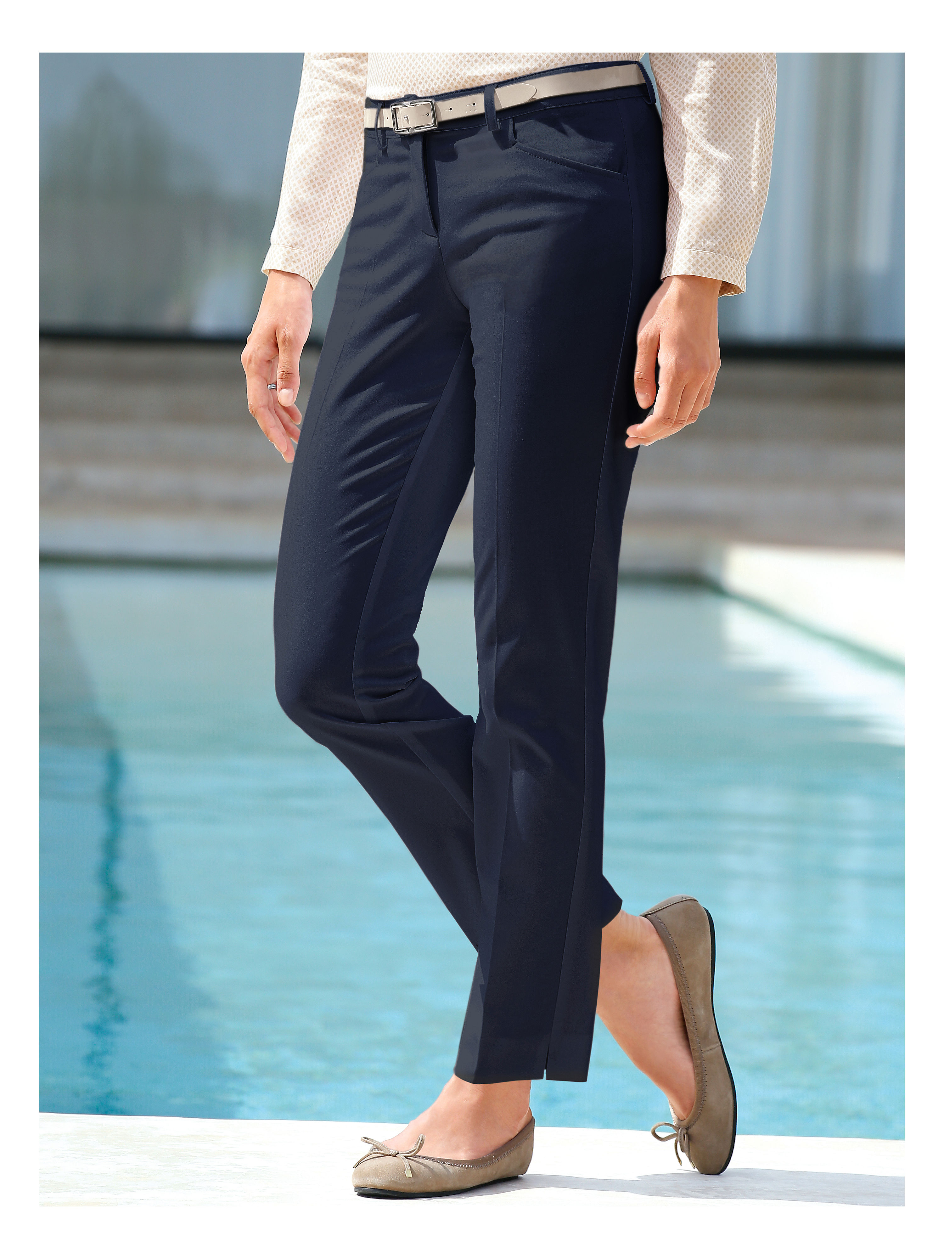 Image of Trousers Peter Hahn blue size: 12