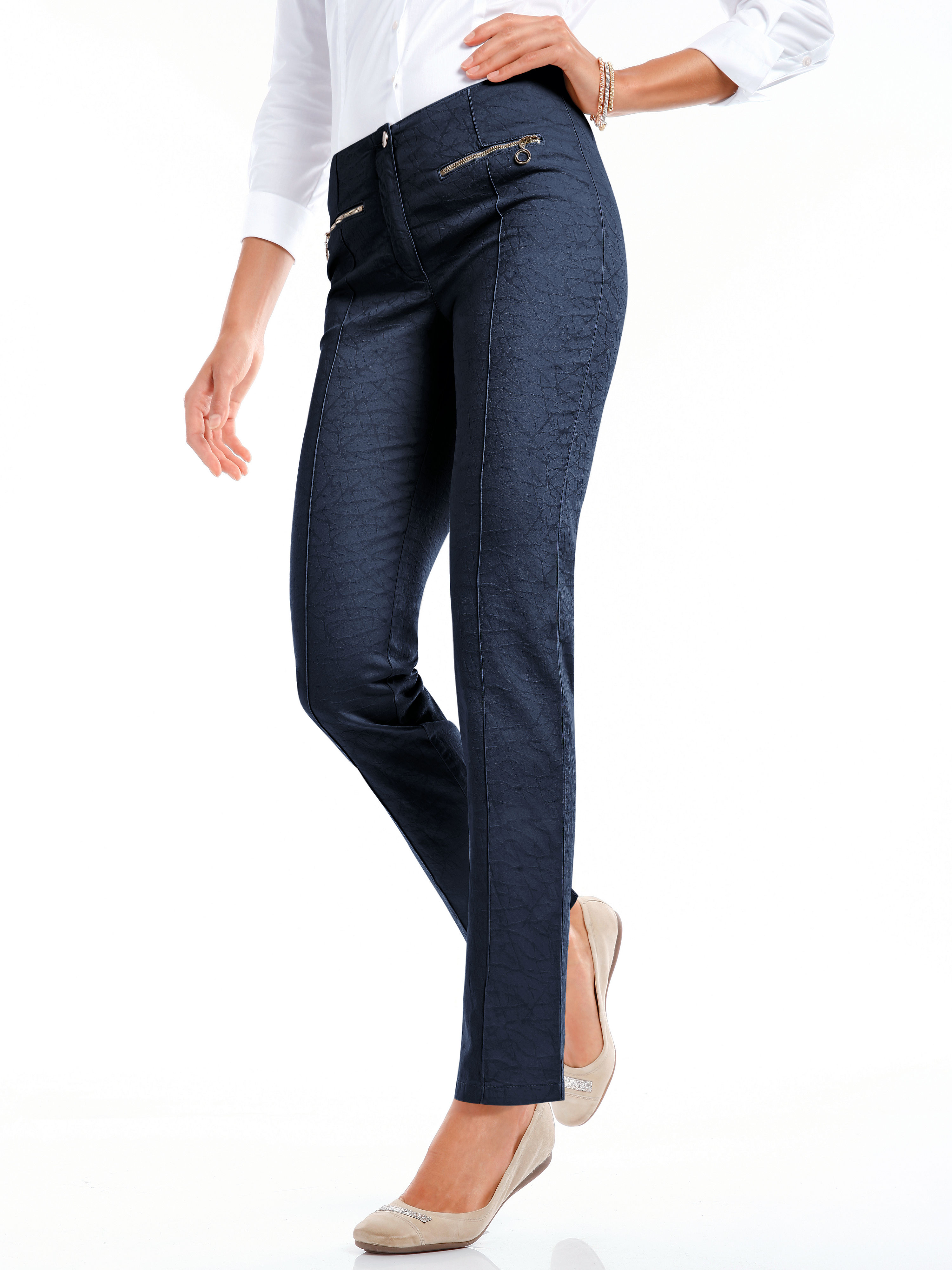 Image of Trousers VERA Vanilia blue