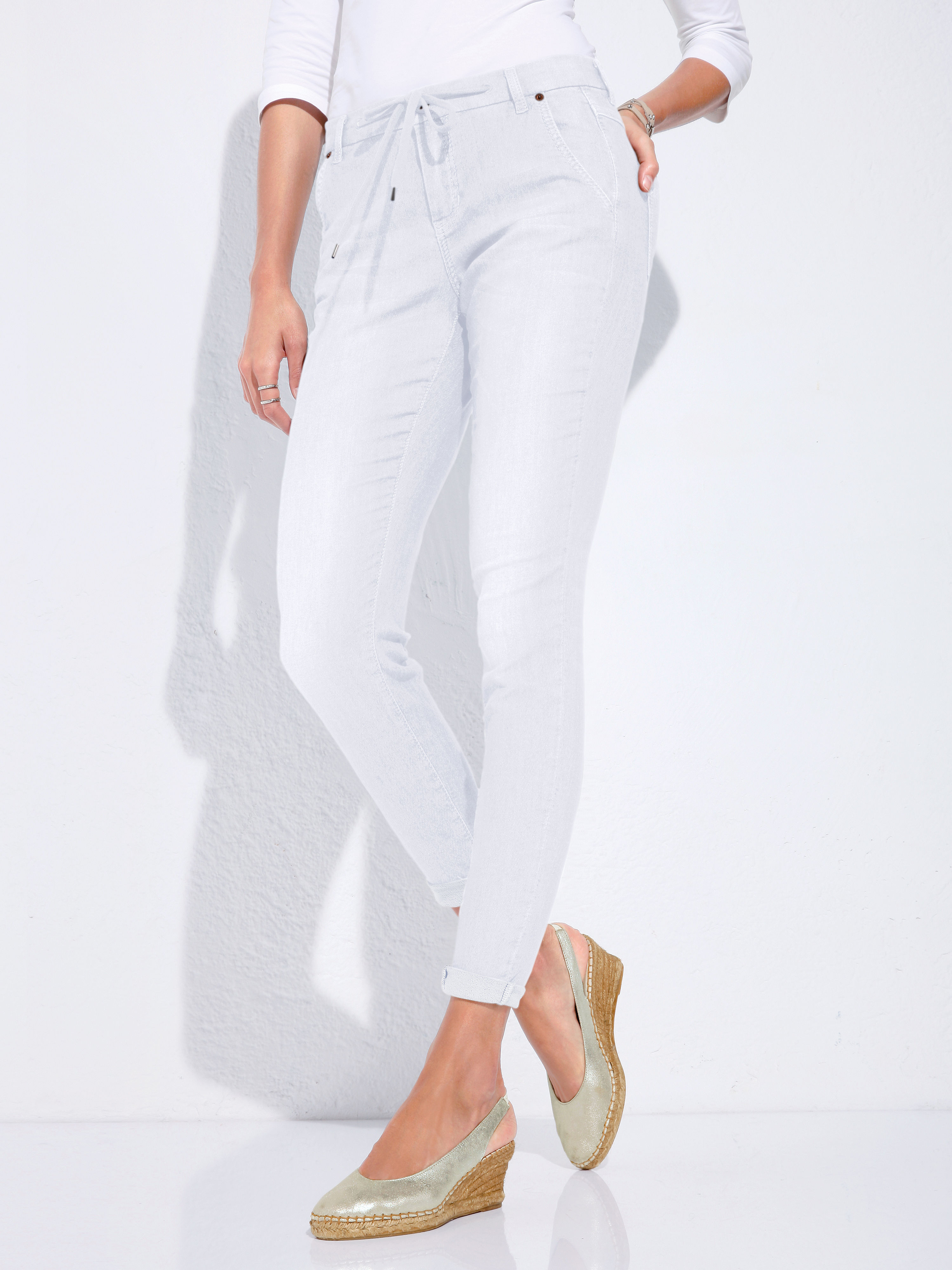 Image of Jogging jeans Mac white