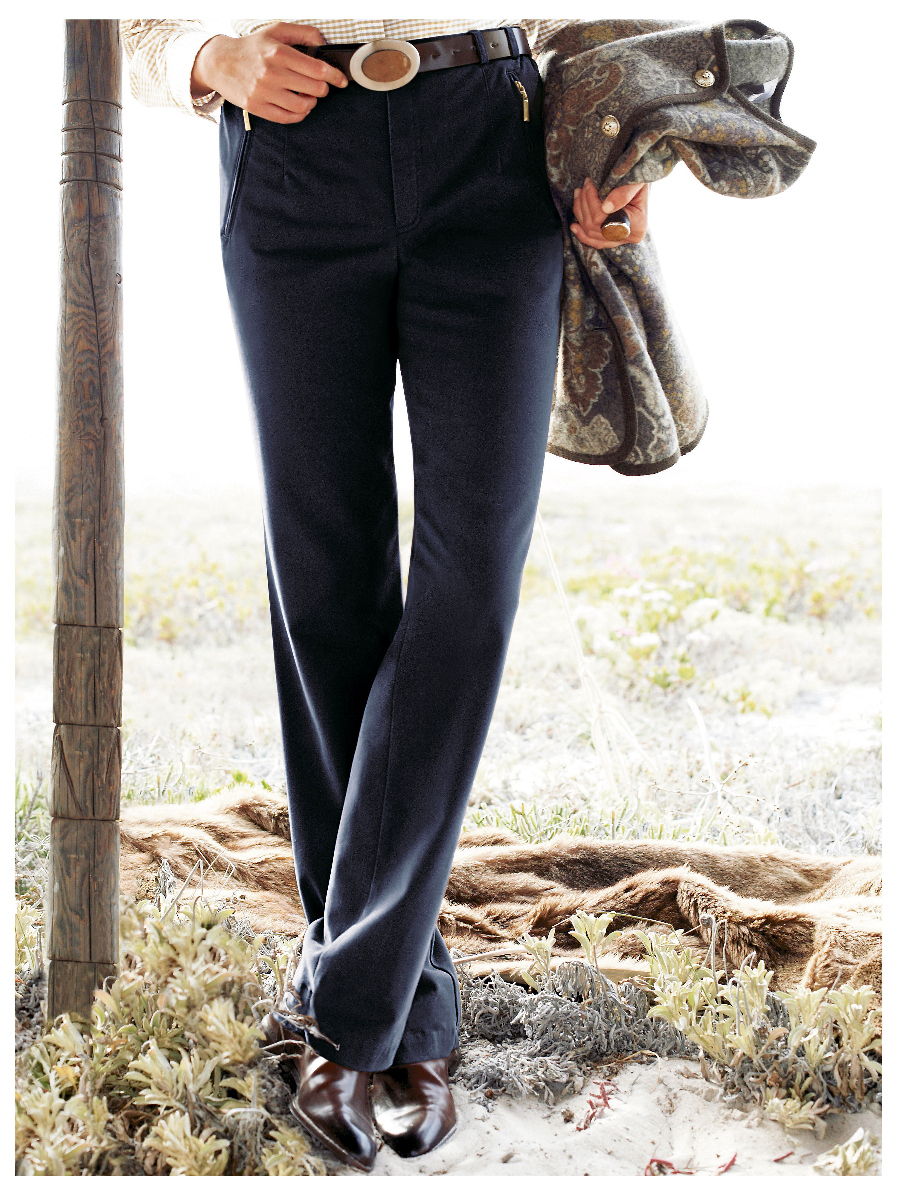 Image of Thermal trousers Peter Hahn blue