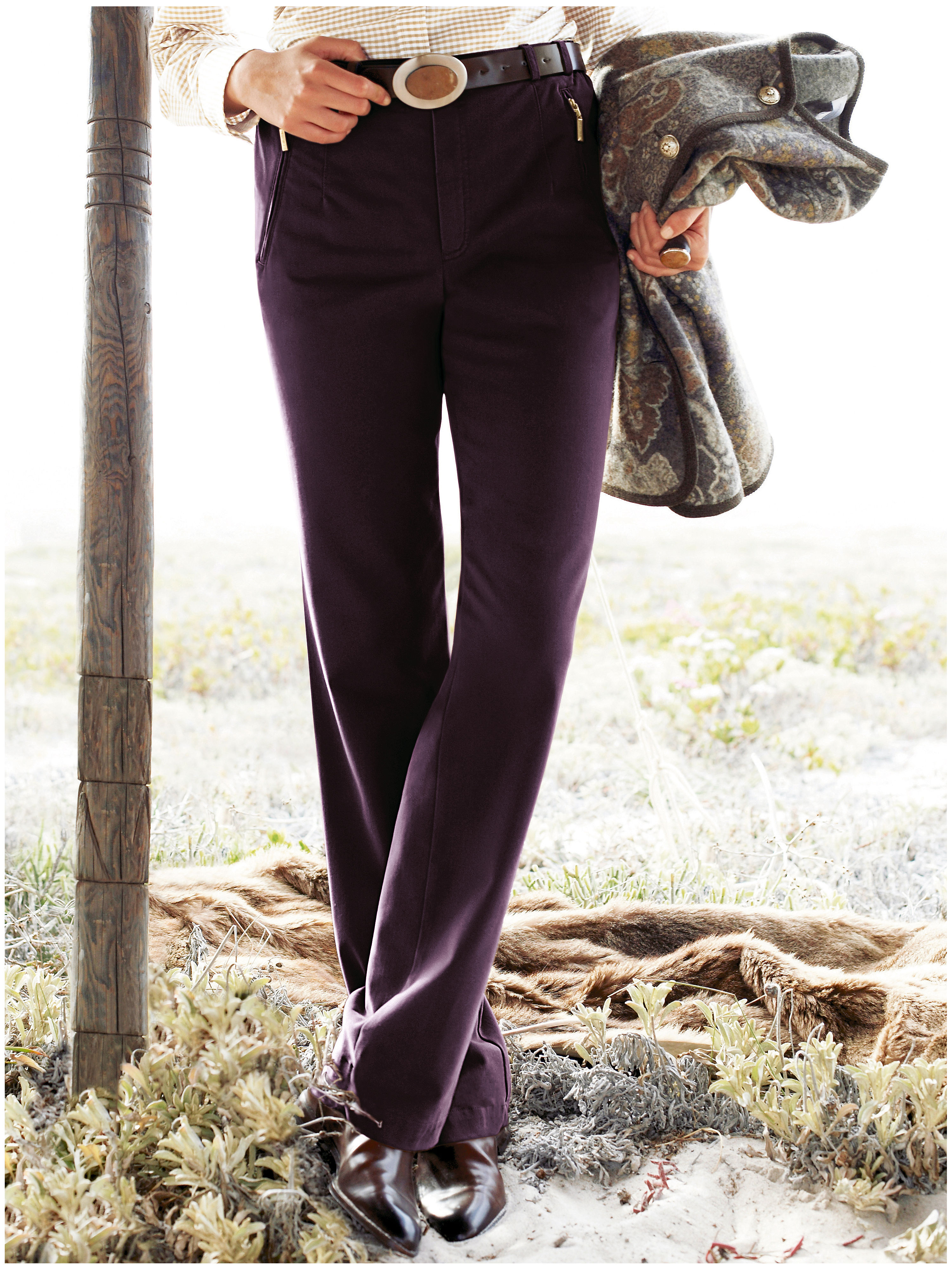 Image of Thermal trousers Peter Hahn purple