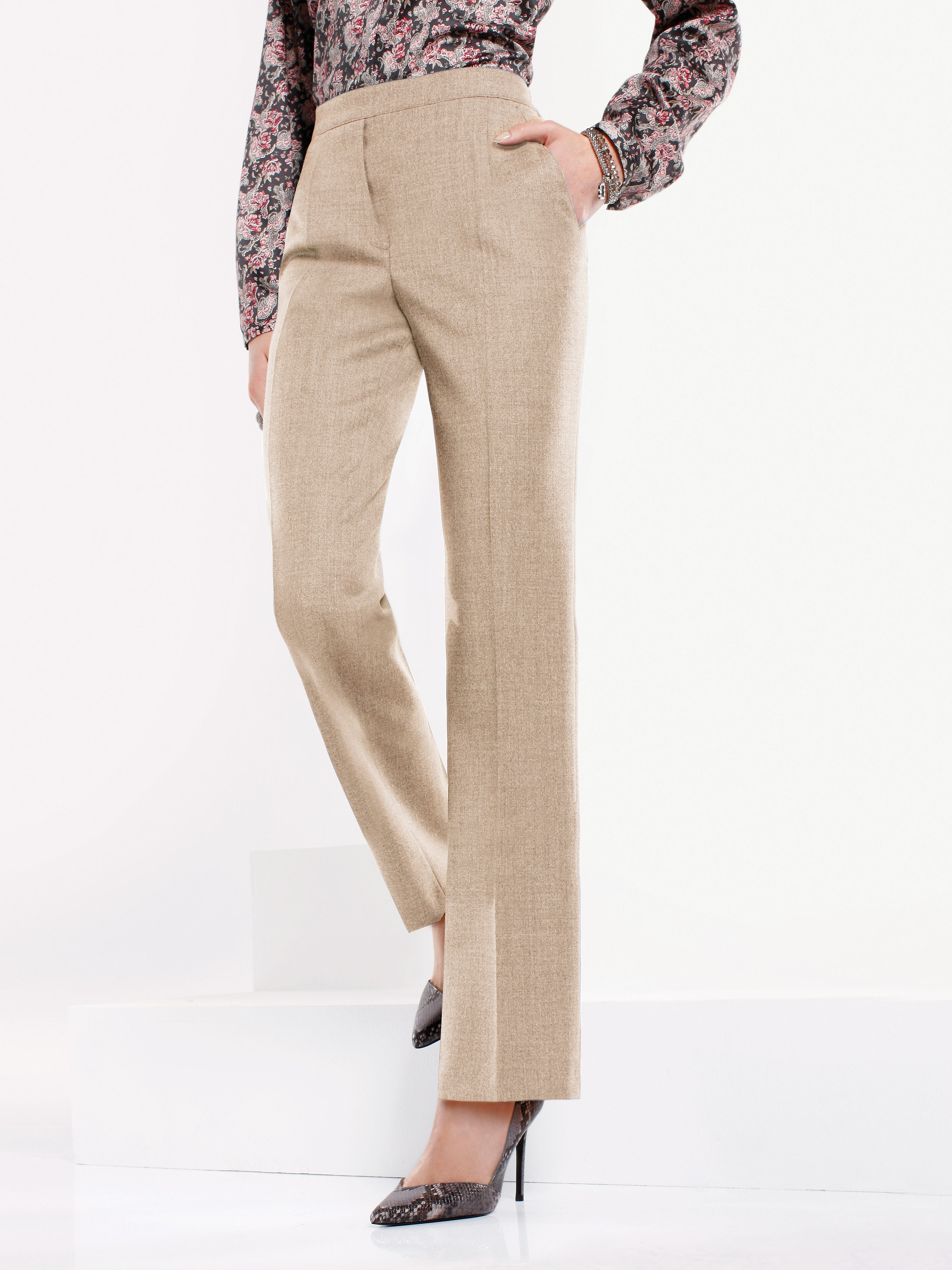 Image of Trousers Peter Hahn yellow size: 10