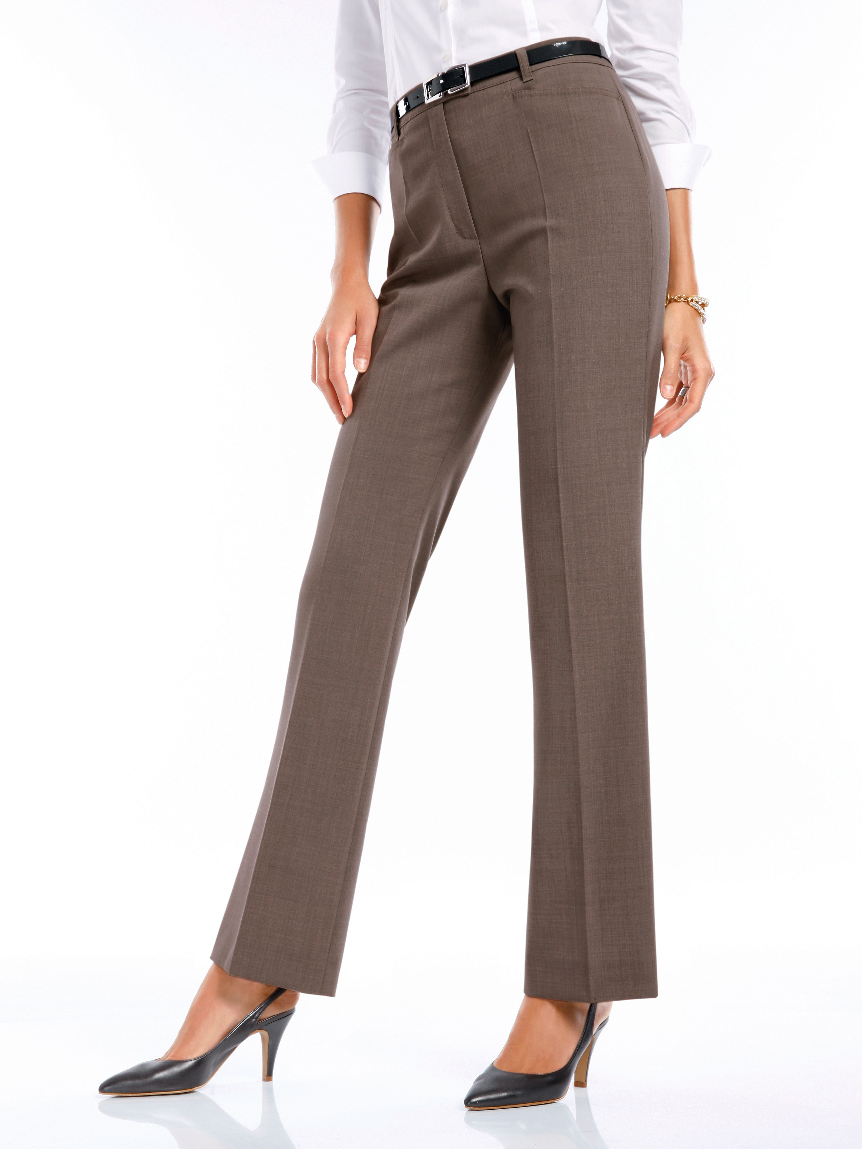 Image of Trousers Raphaela by Brax brown size: 22
