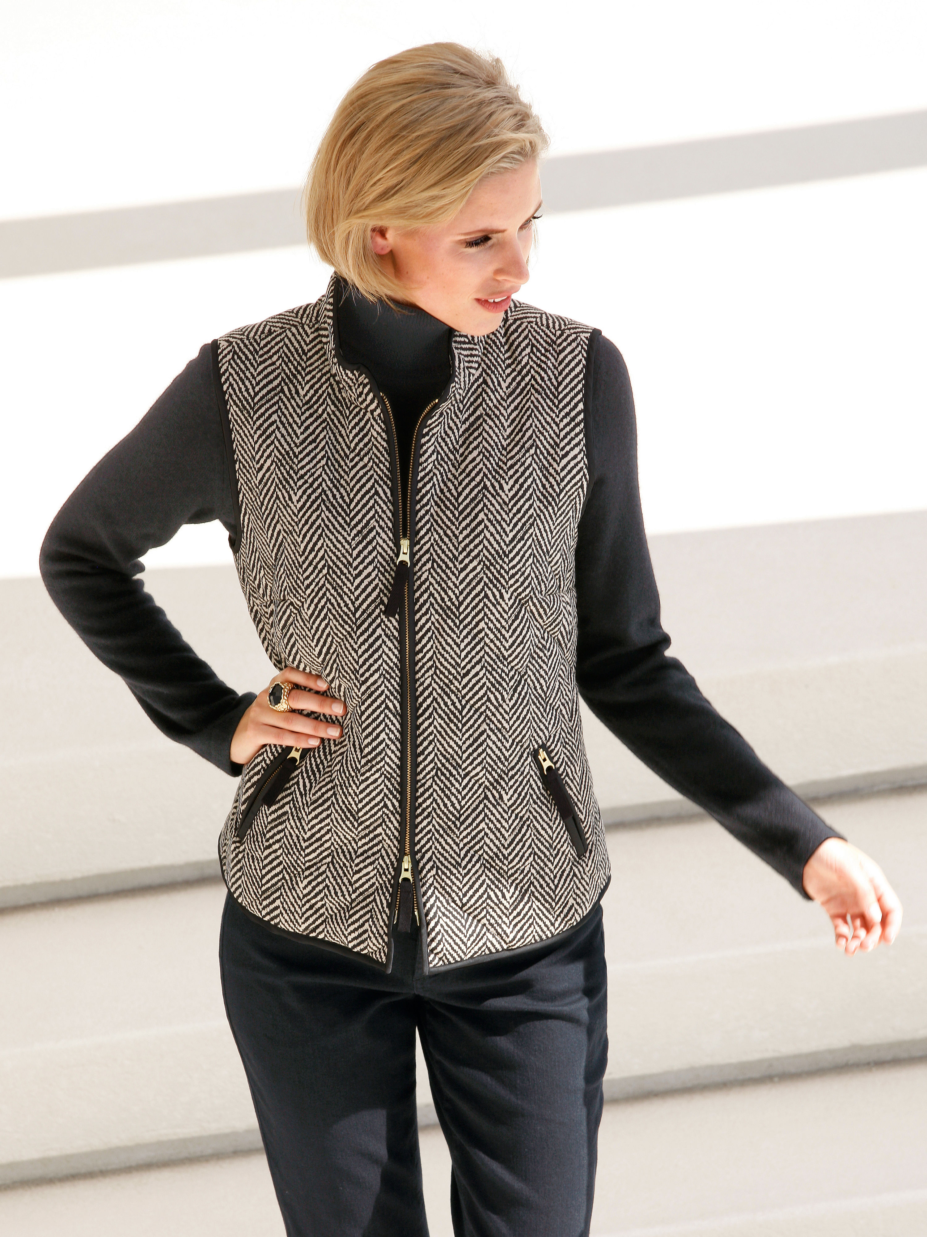 Image of Quilted gilet Peter Hahn multicoloured size: 12