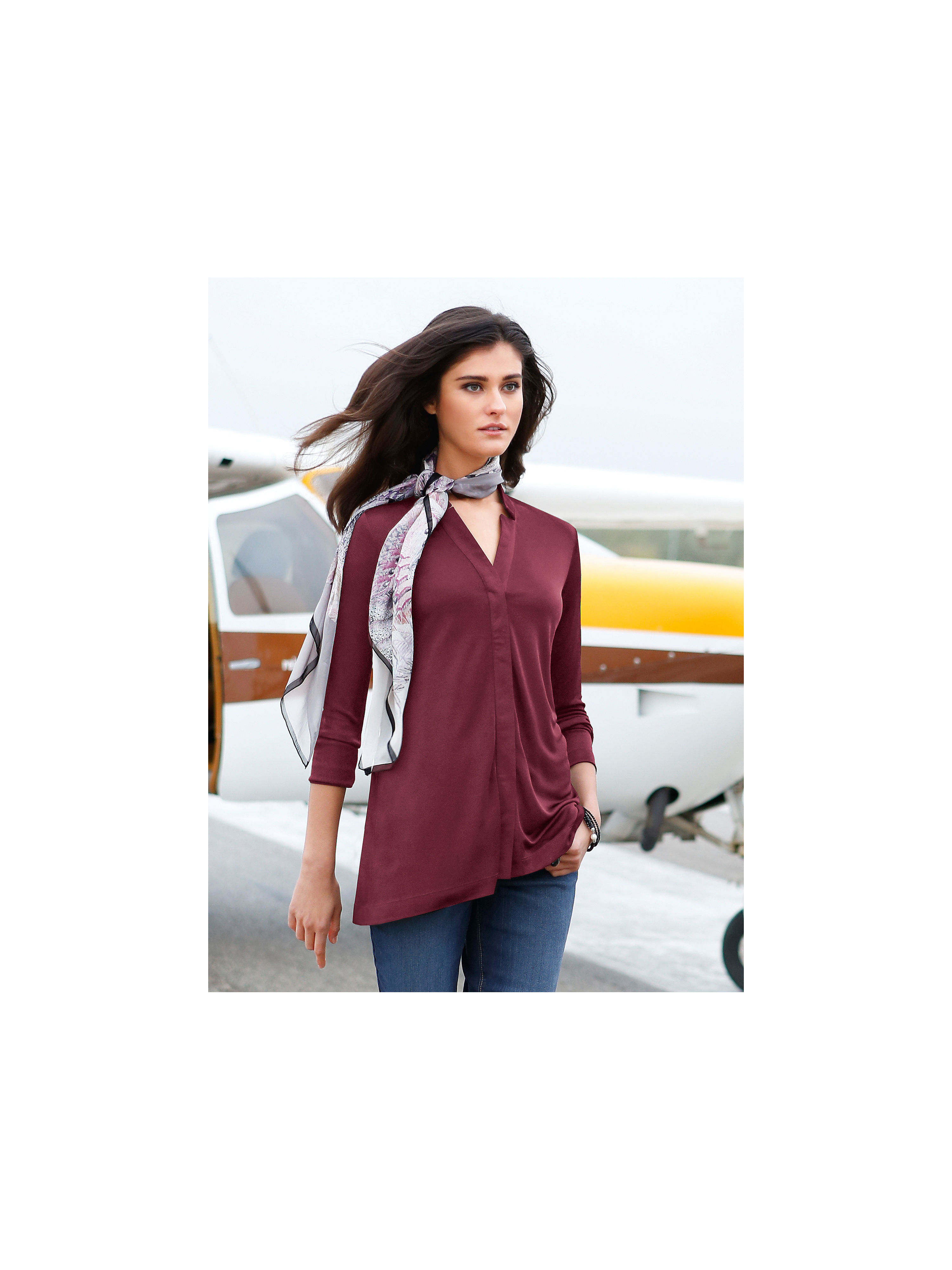 Image of Jersey blouse Peter Hahn red size: 14