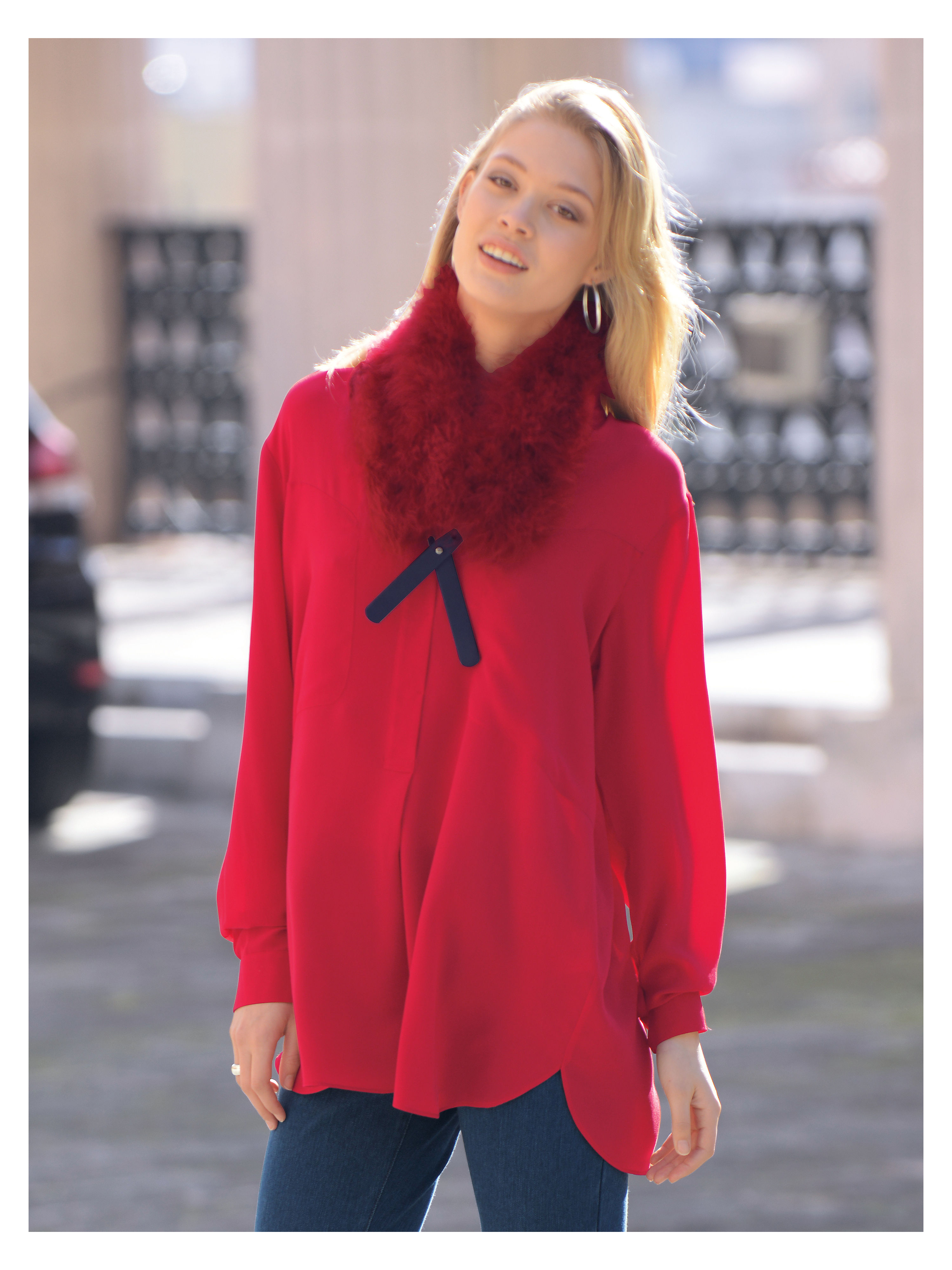 Image of Top Riani red
