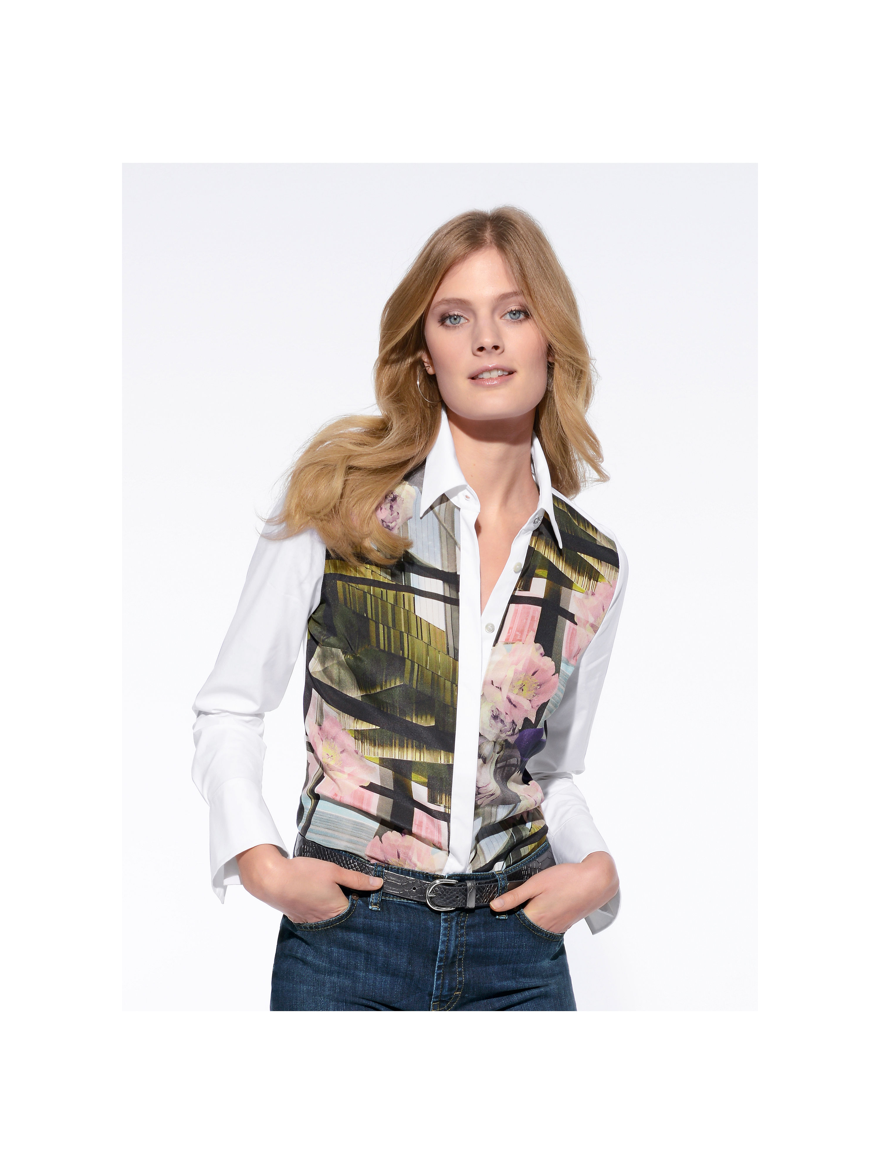 Image of Blouse in a longer cut Escada Sport multicoloured size: 8