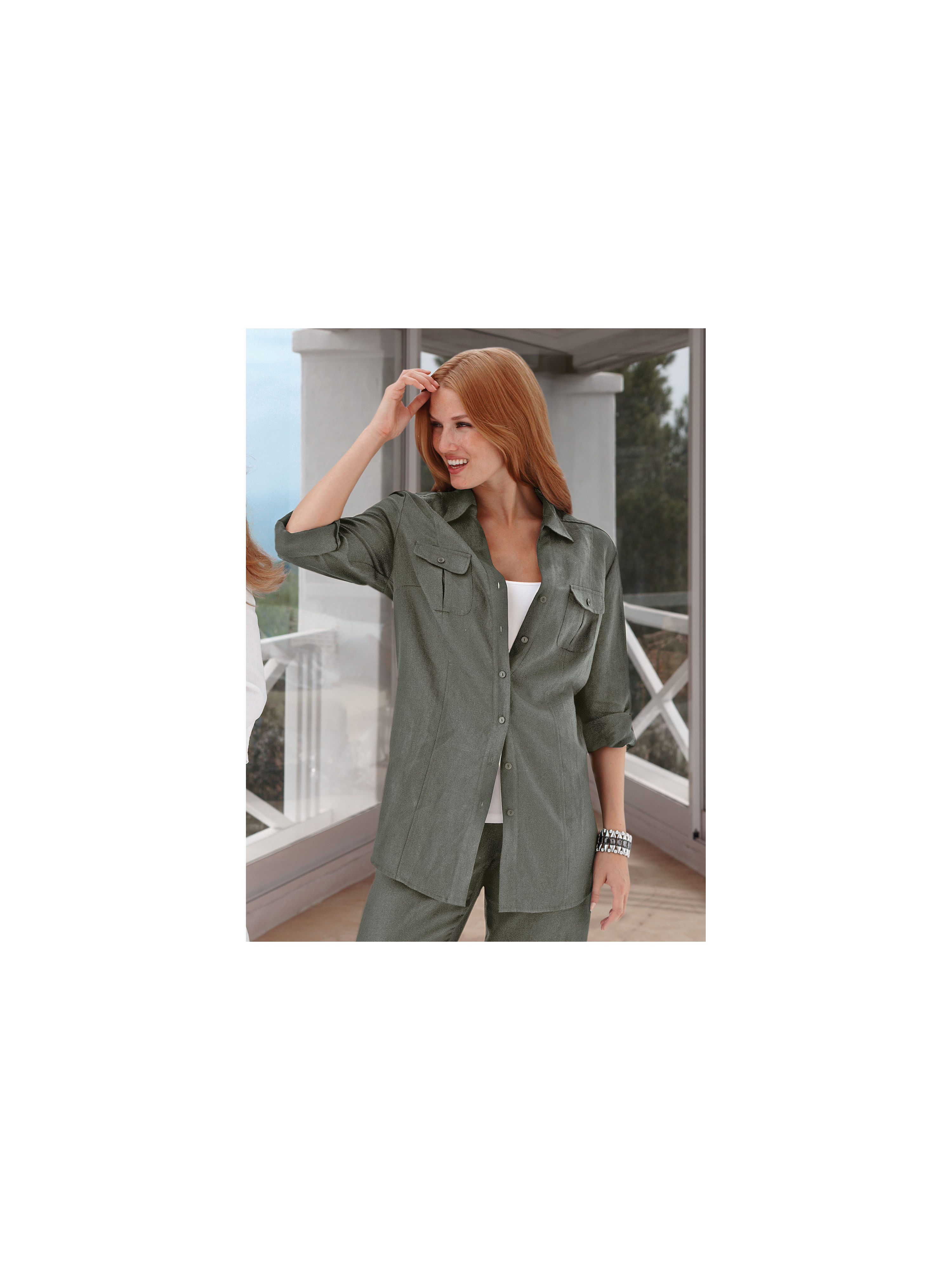 Image of Blouse Anna Aura brown