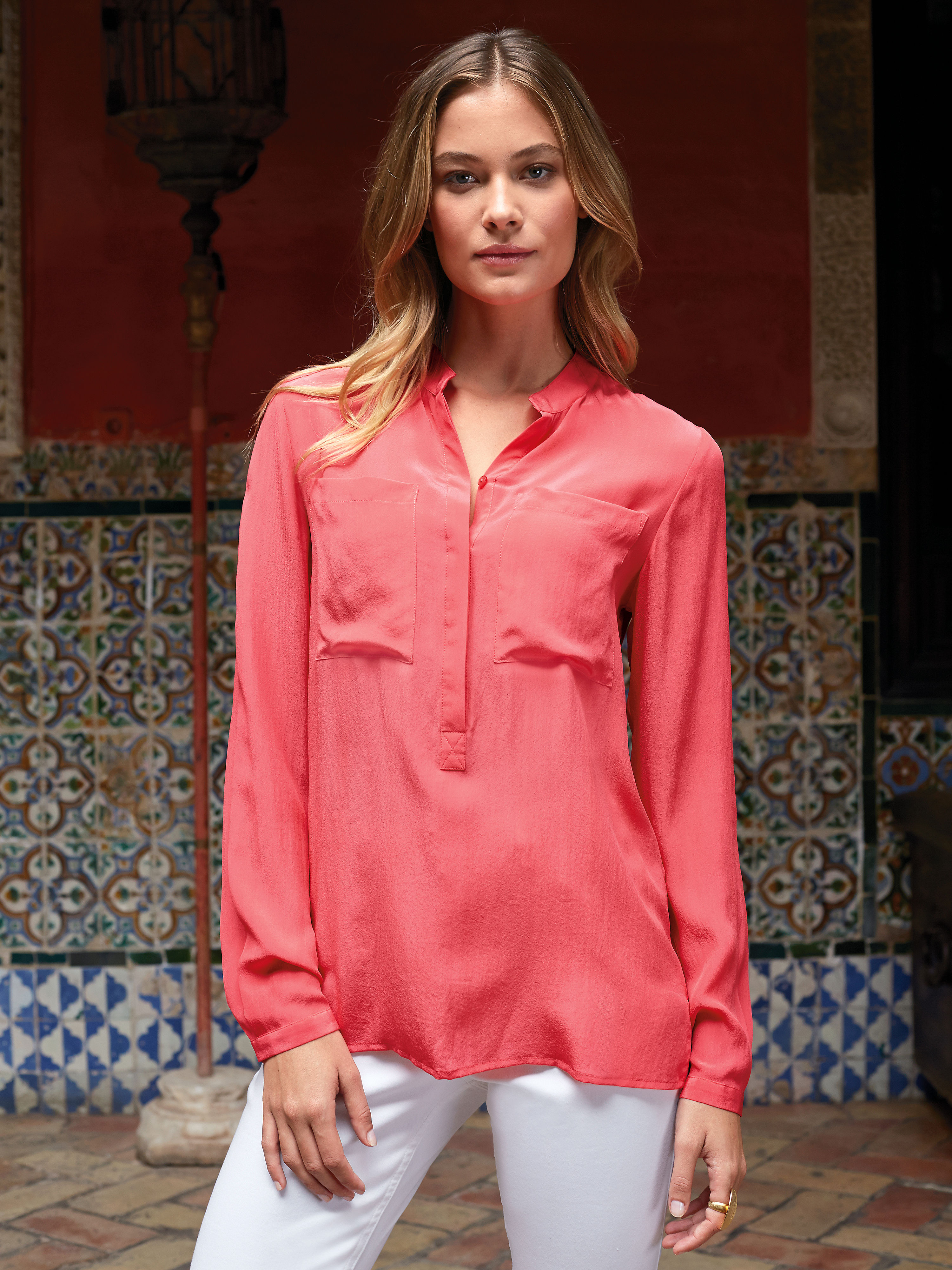 Image of Tunic Uta Raasch red