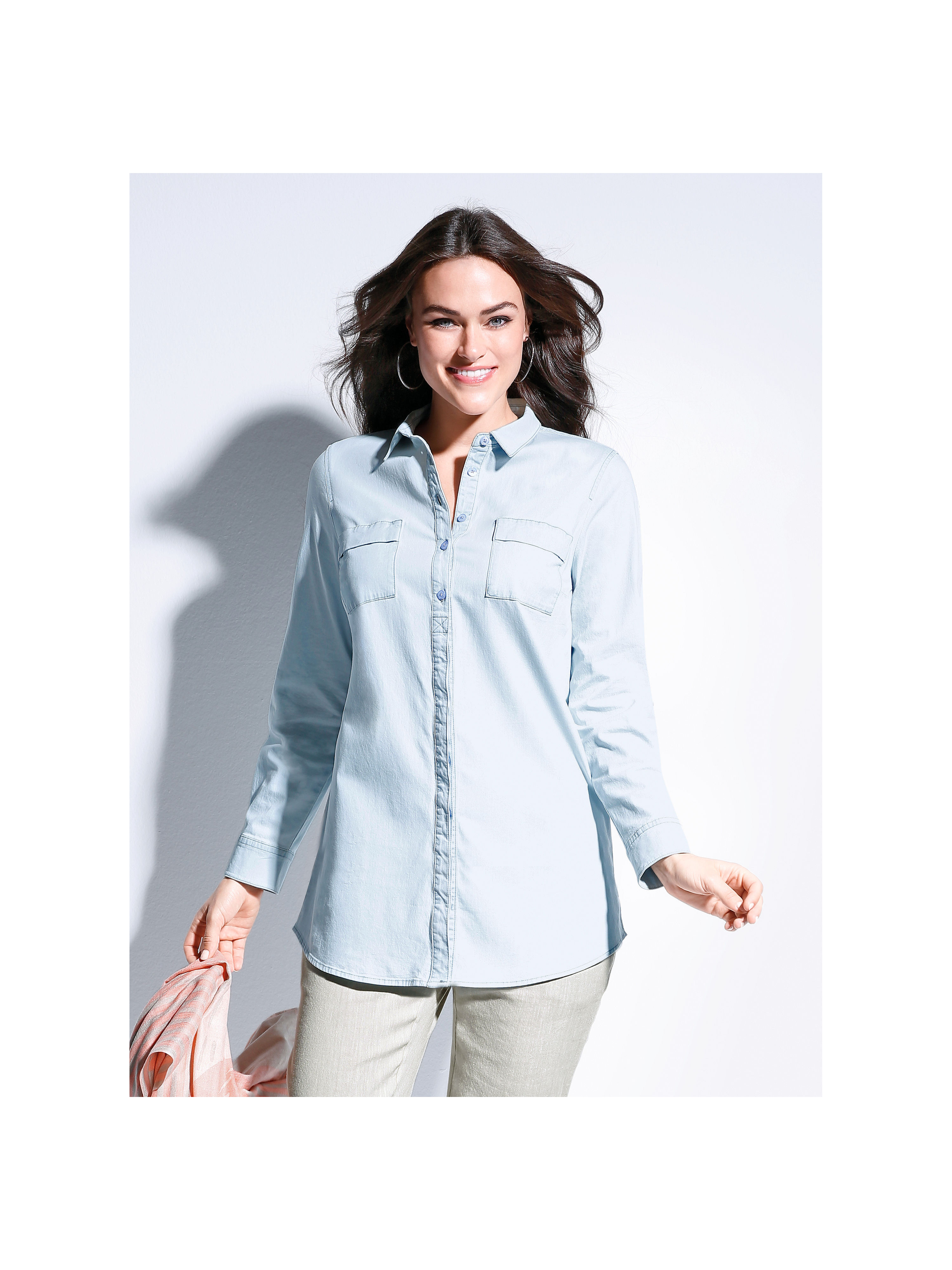 Image of Blouse Anna Aura denim