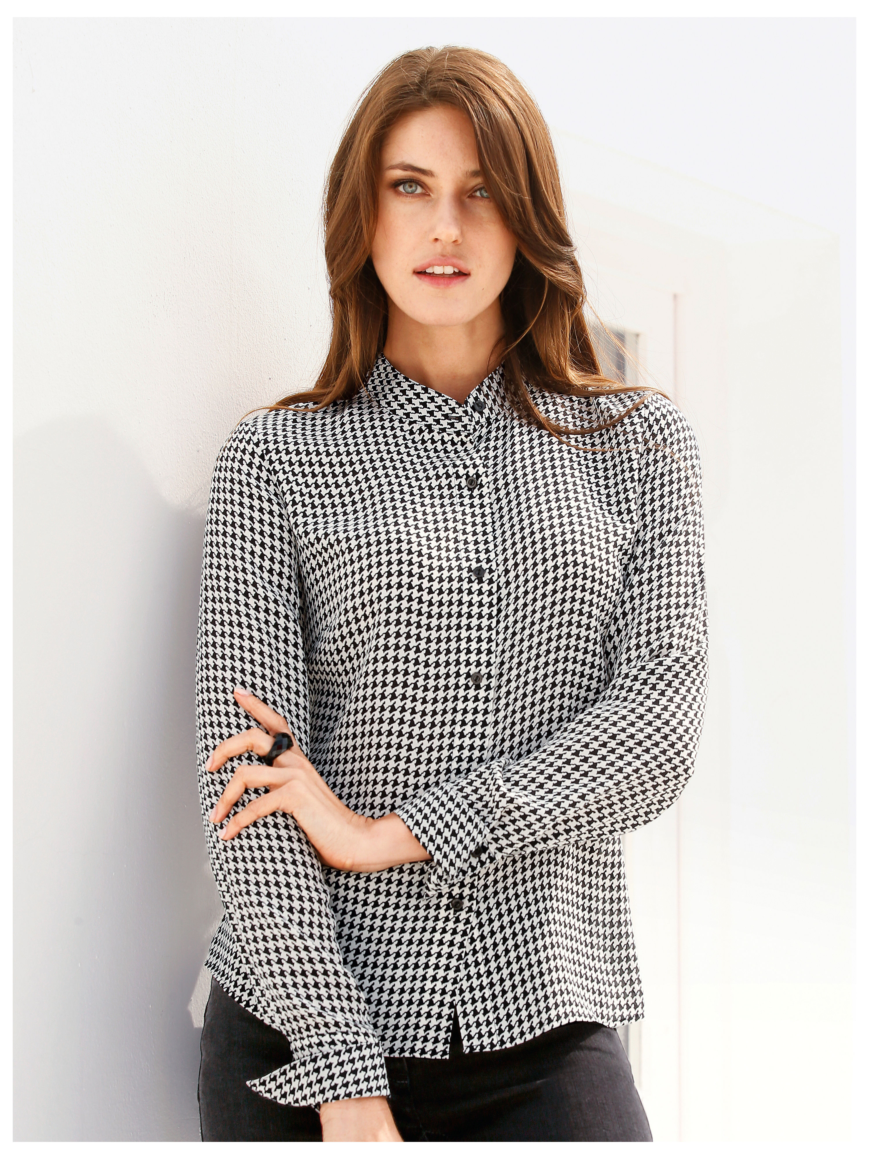 Image of Blouse in 100% silk Peter Hahn multicoloured