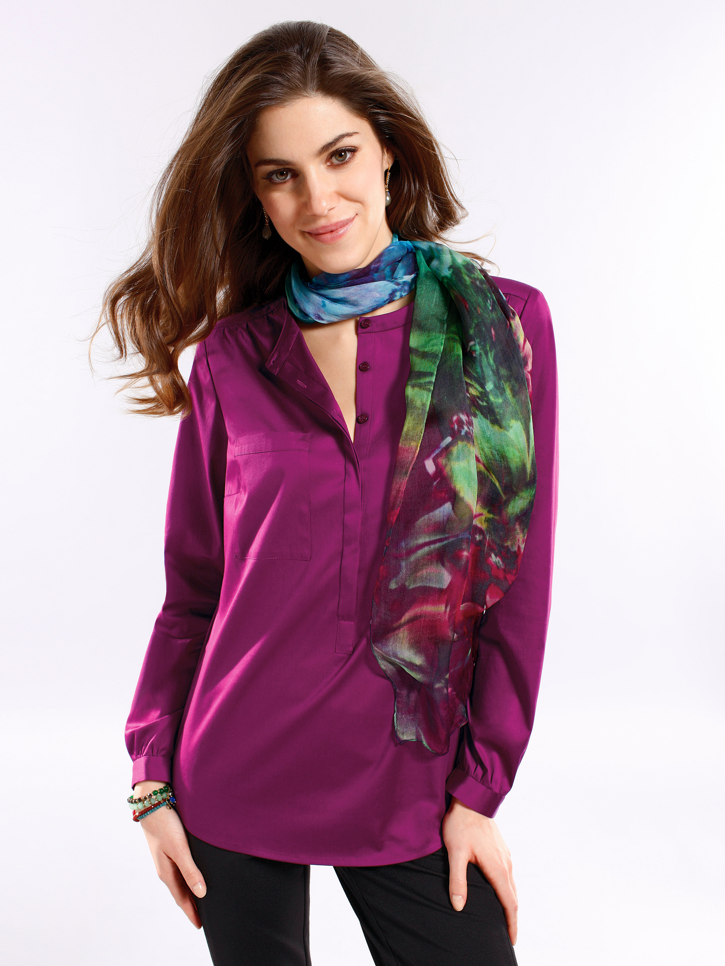 Image of Blouse Peter Hahn bright pink size: 10