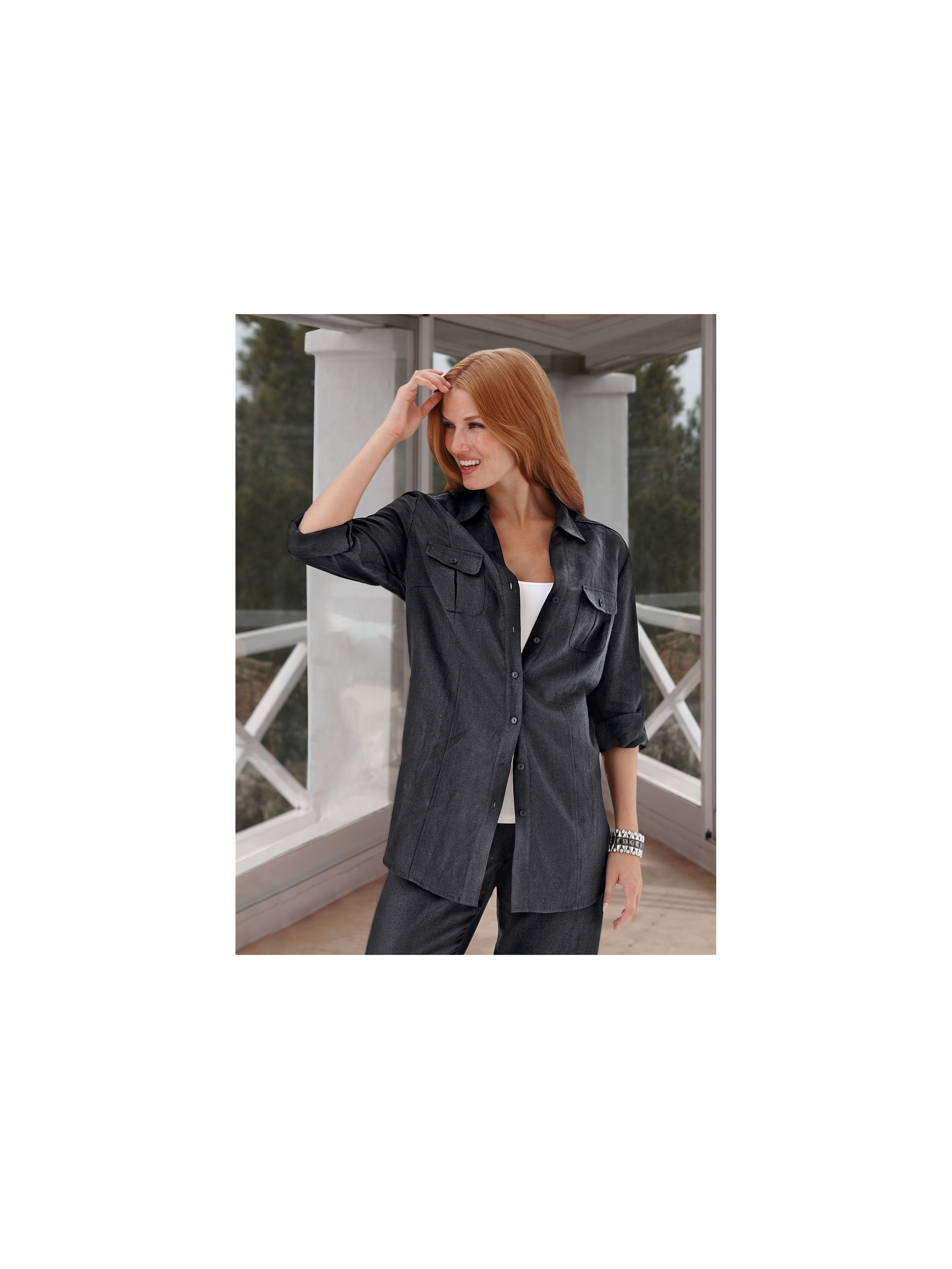 Image of Blouse Anna Aura black