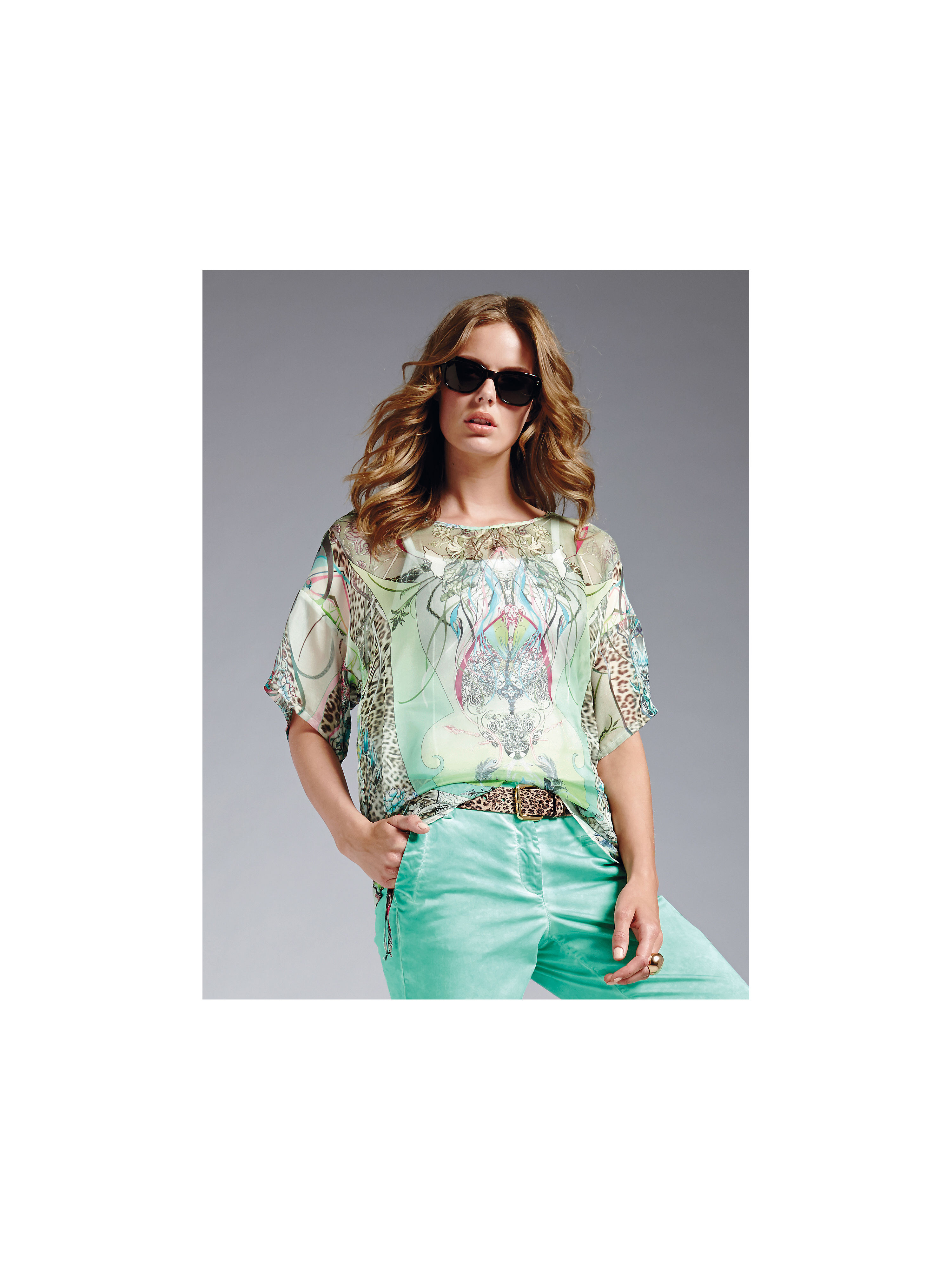 Image of Blouse Looxent multicoloured