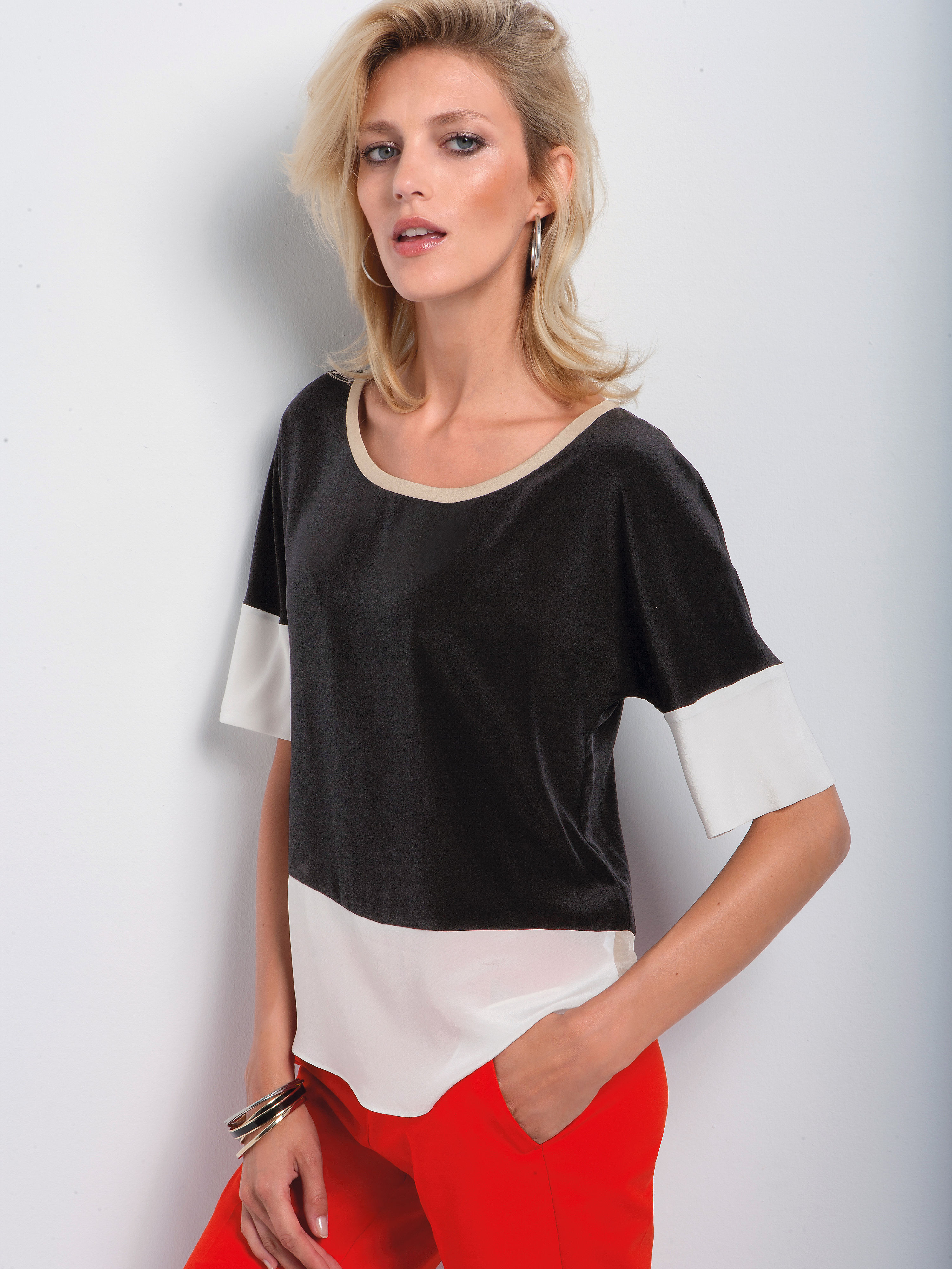 Image of Blouse in 100% silk Joop! multicoloured