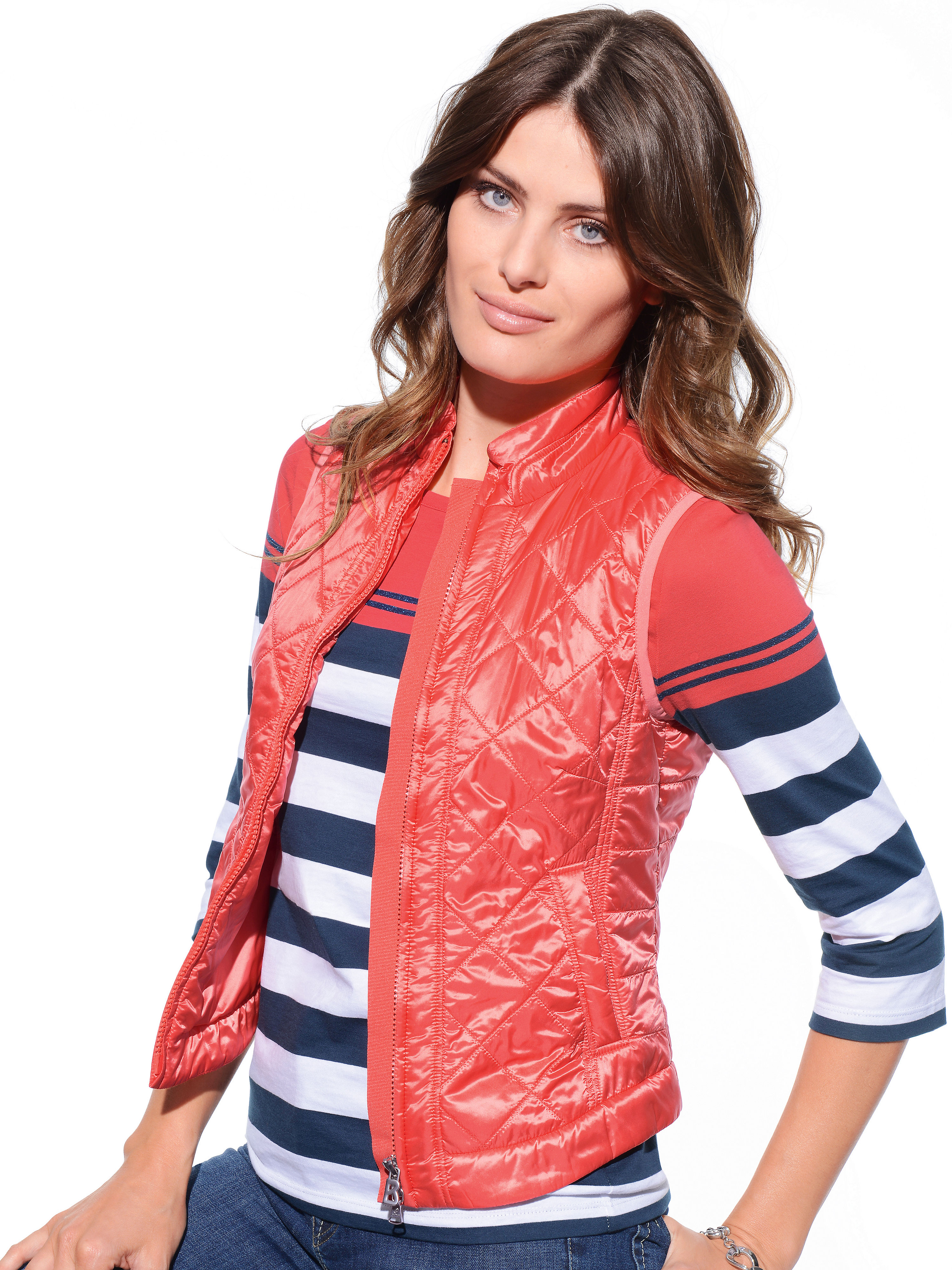 Image of Quilted waistcoat Bogner red