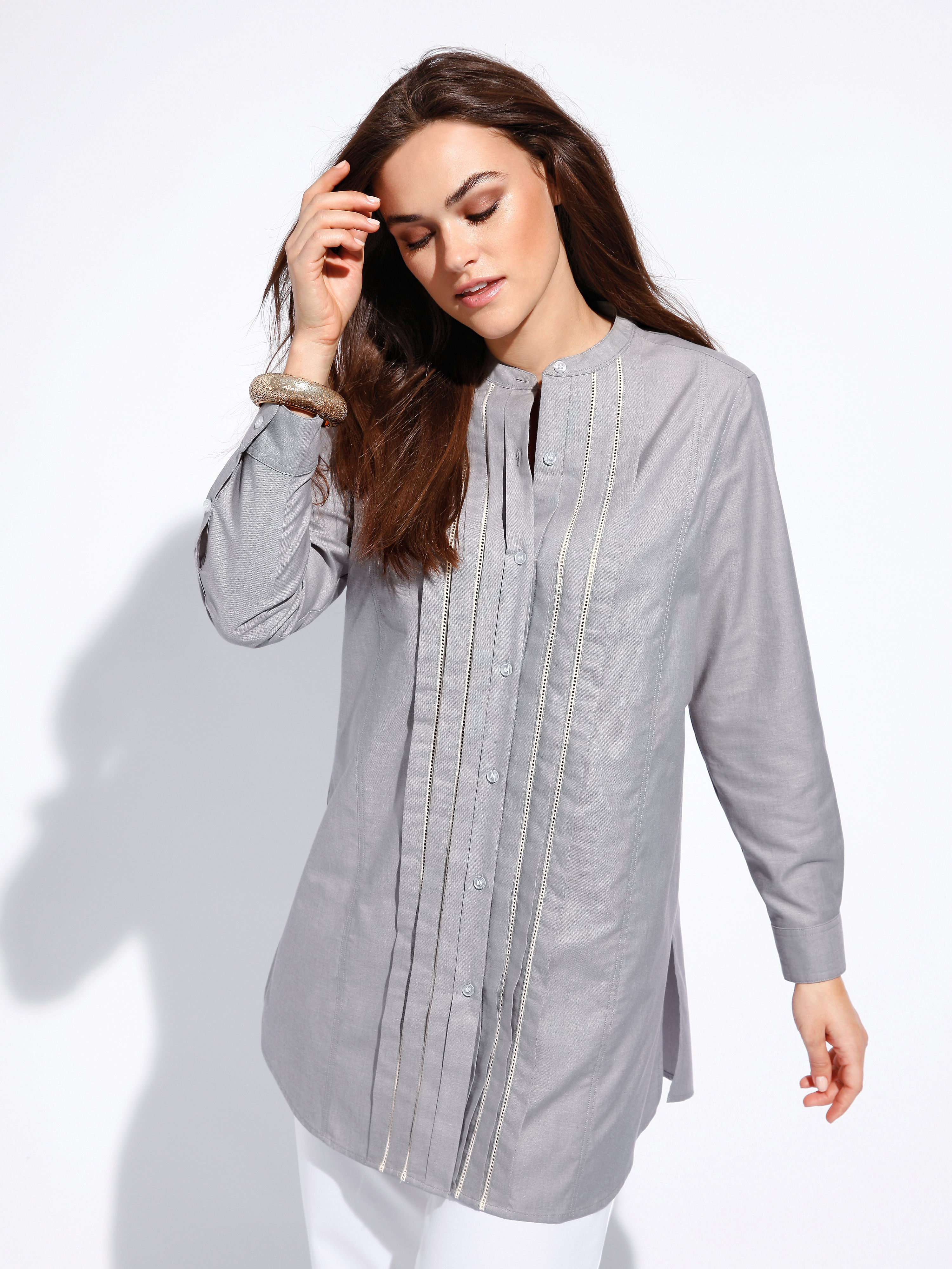 Image of Blouse Anna Aura grey