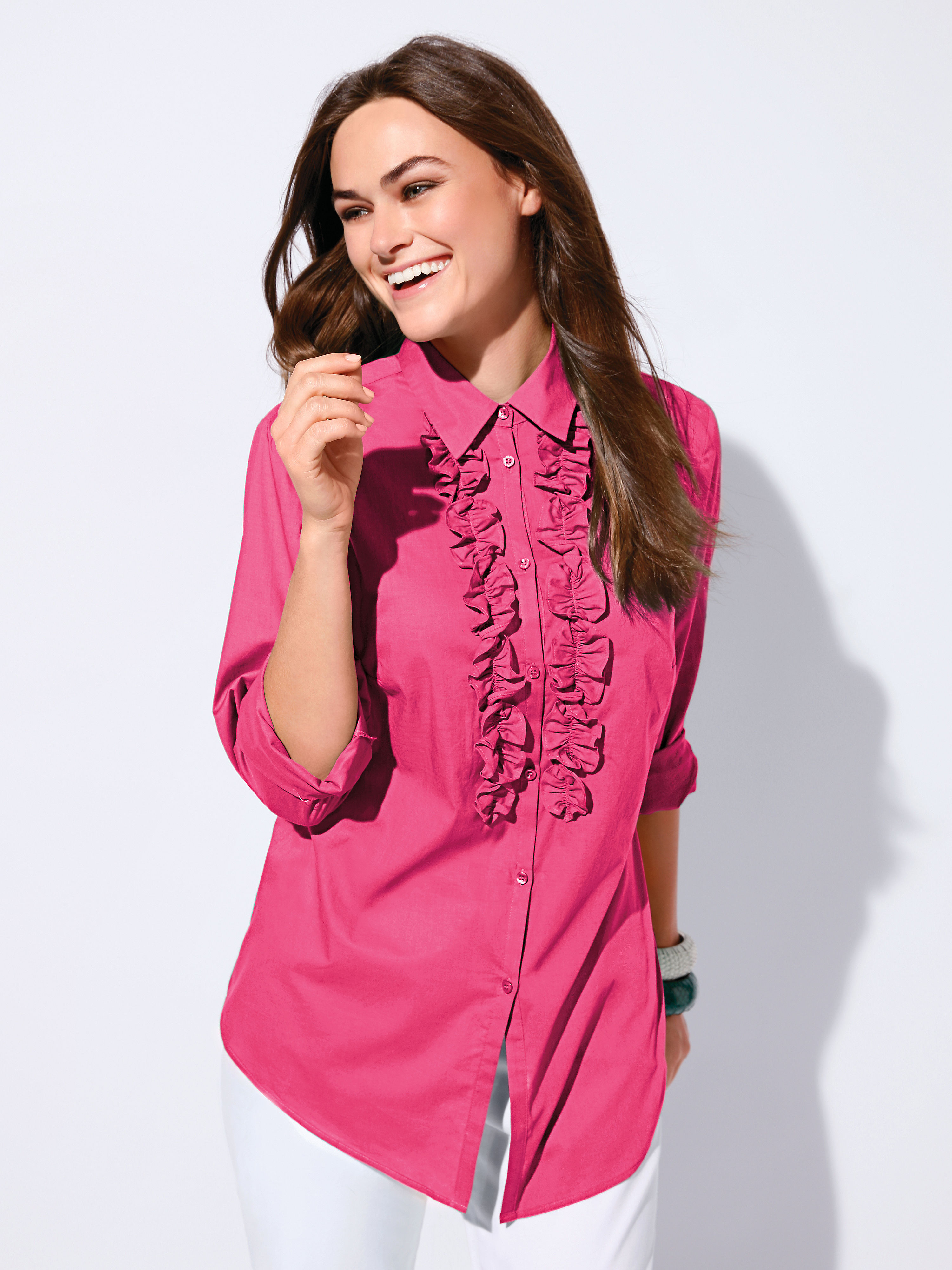 Image of Blouse Anna Aura bright pink