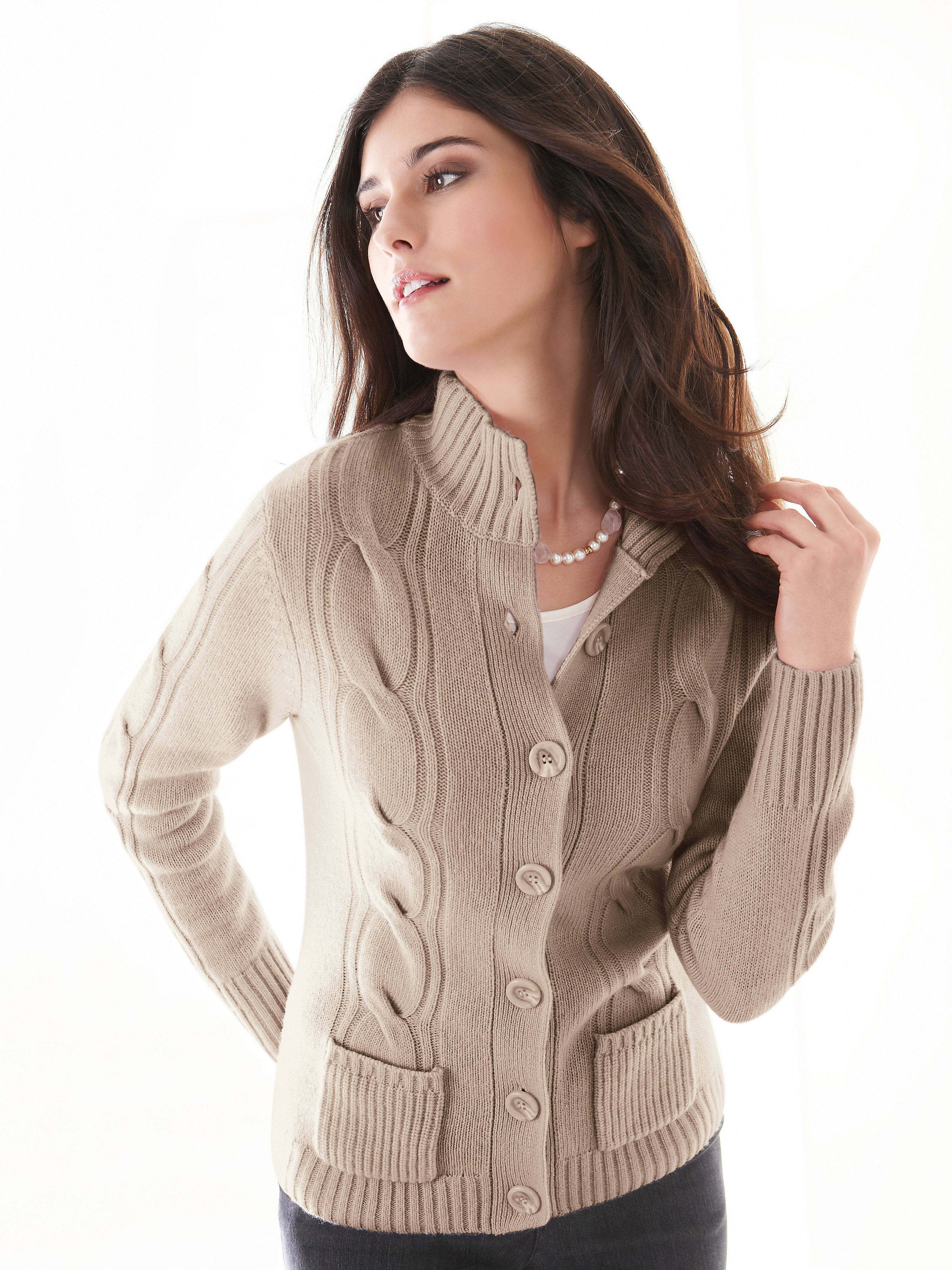 Image of Cardigan Peter Hahn beige size: 26