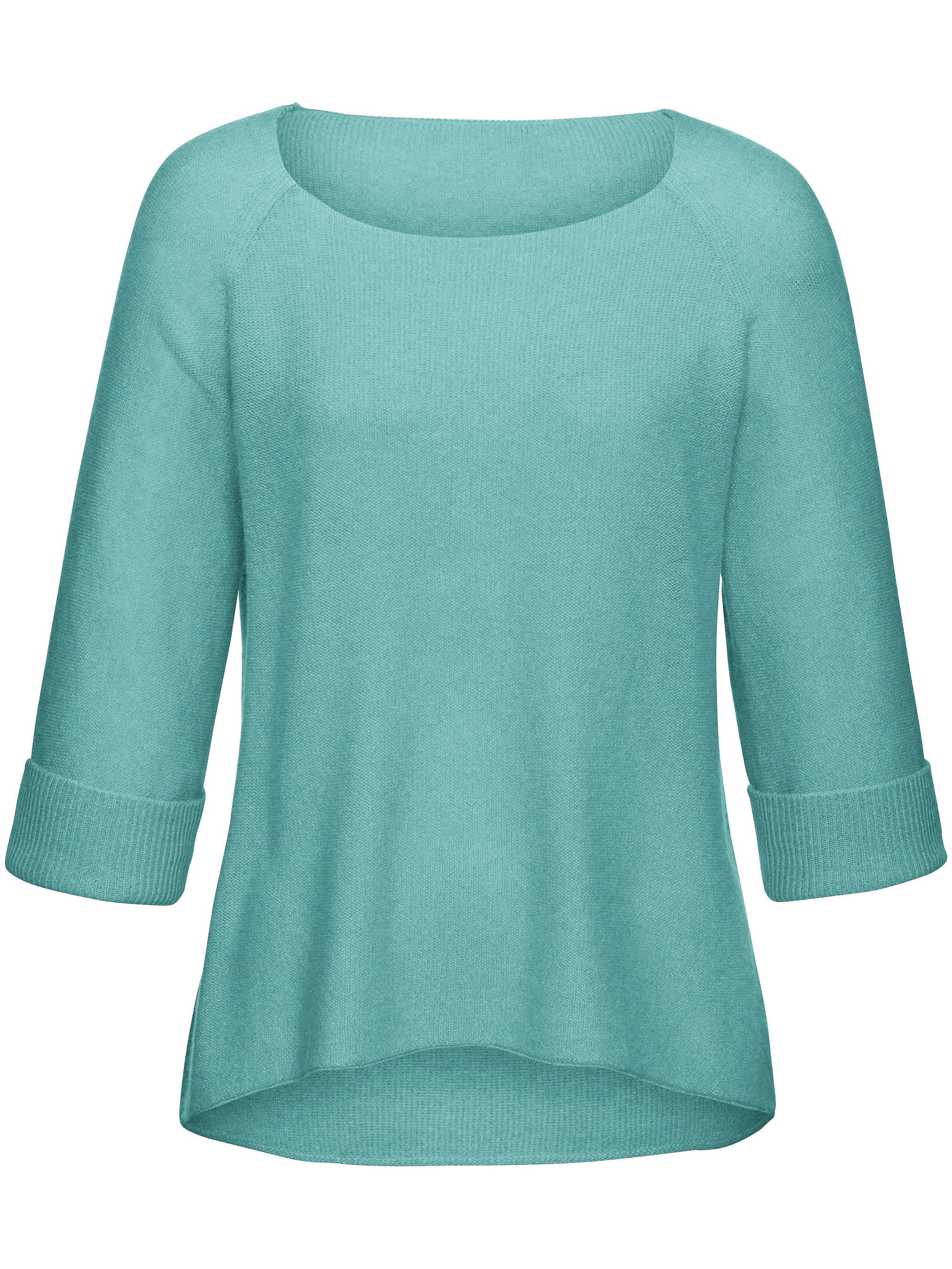 Image of Jumper in 100% cashmere cashmere turquoise