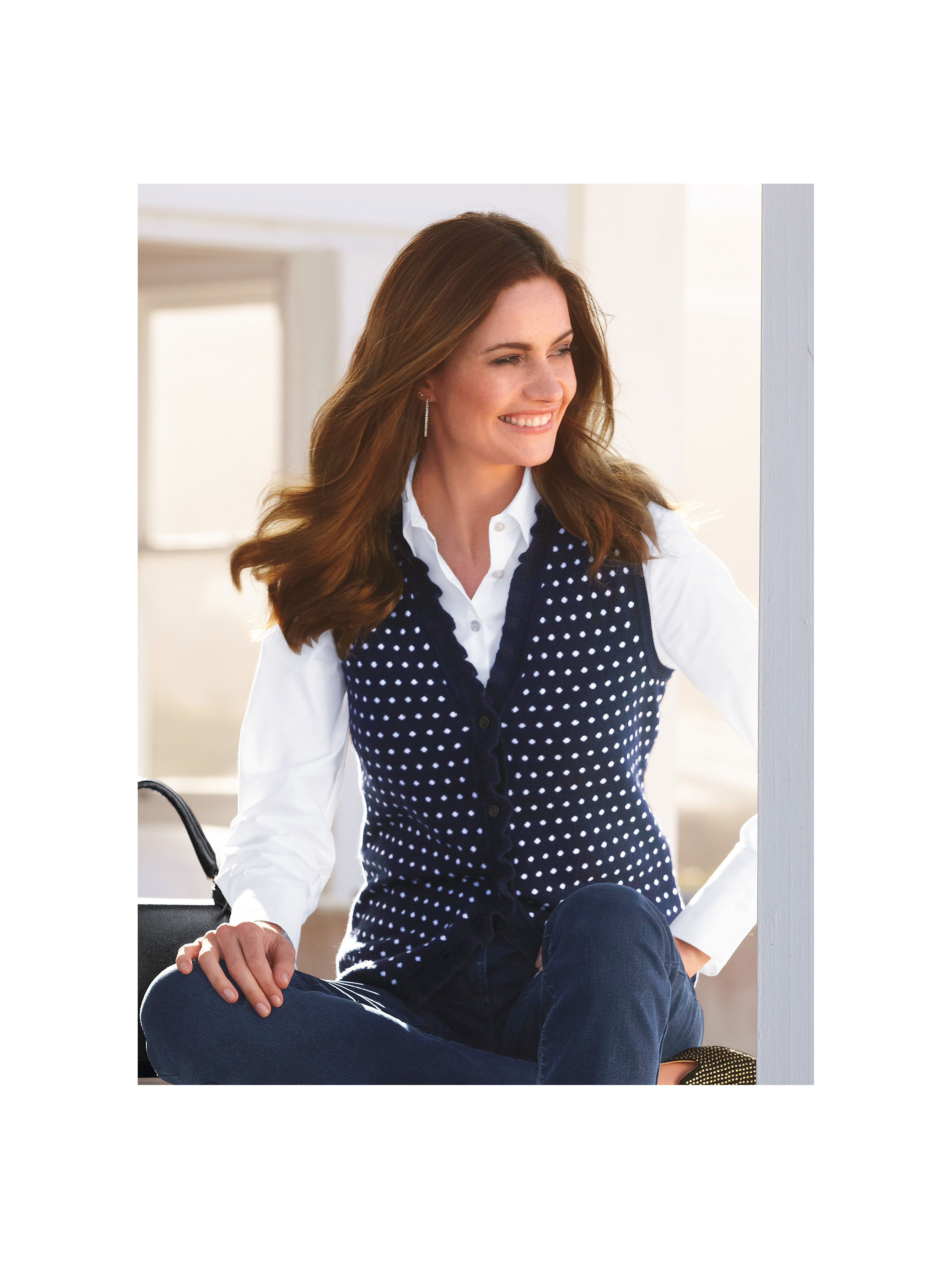 Image of Waistcoat Peter Hahn multicoloured