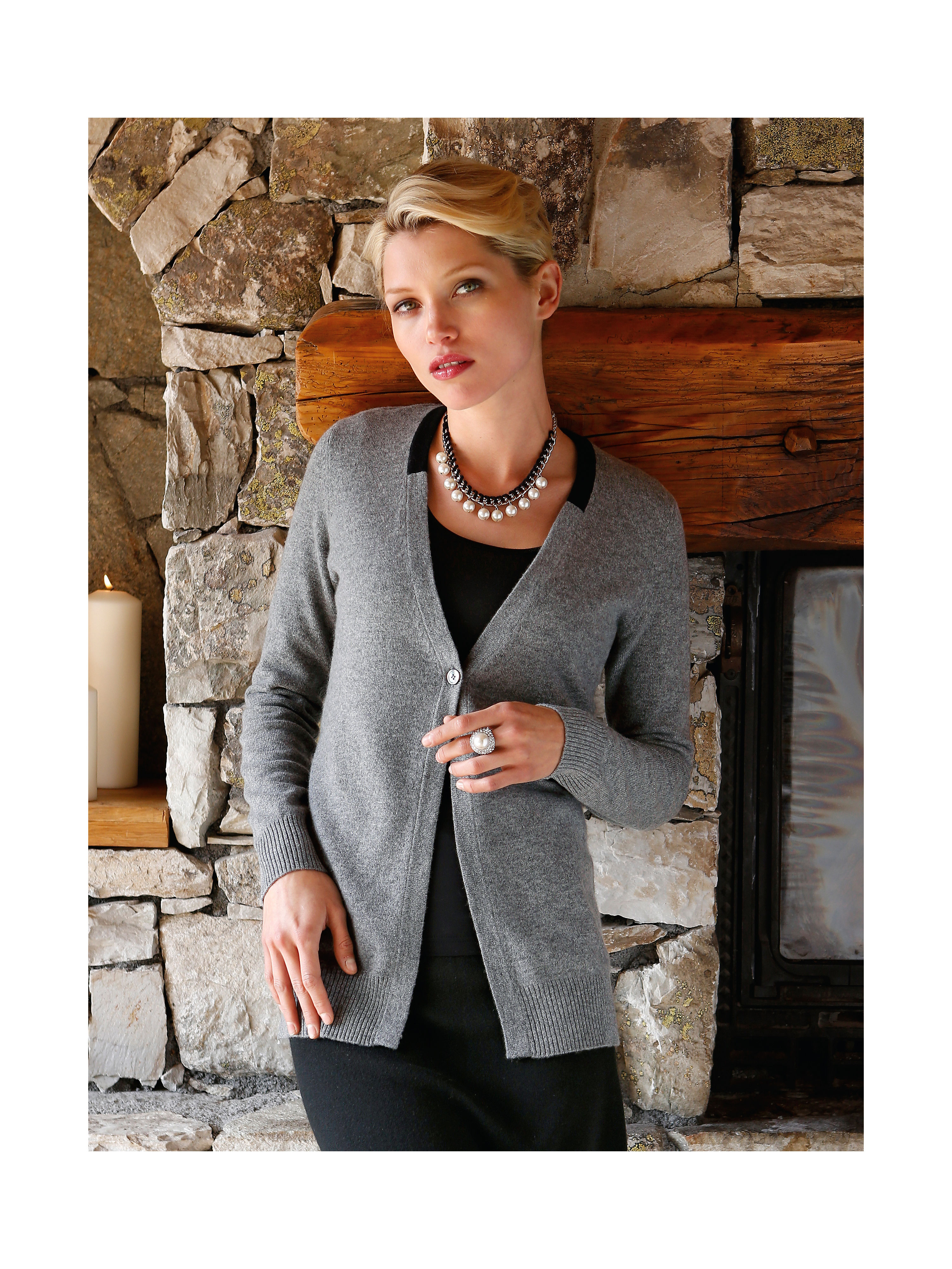 Image of Cardigan cashmere multicoloured size: 12