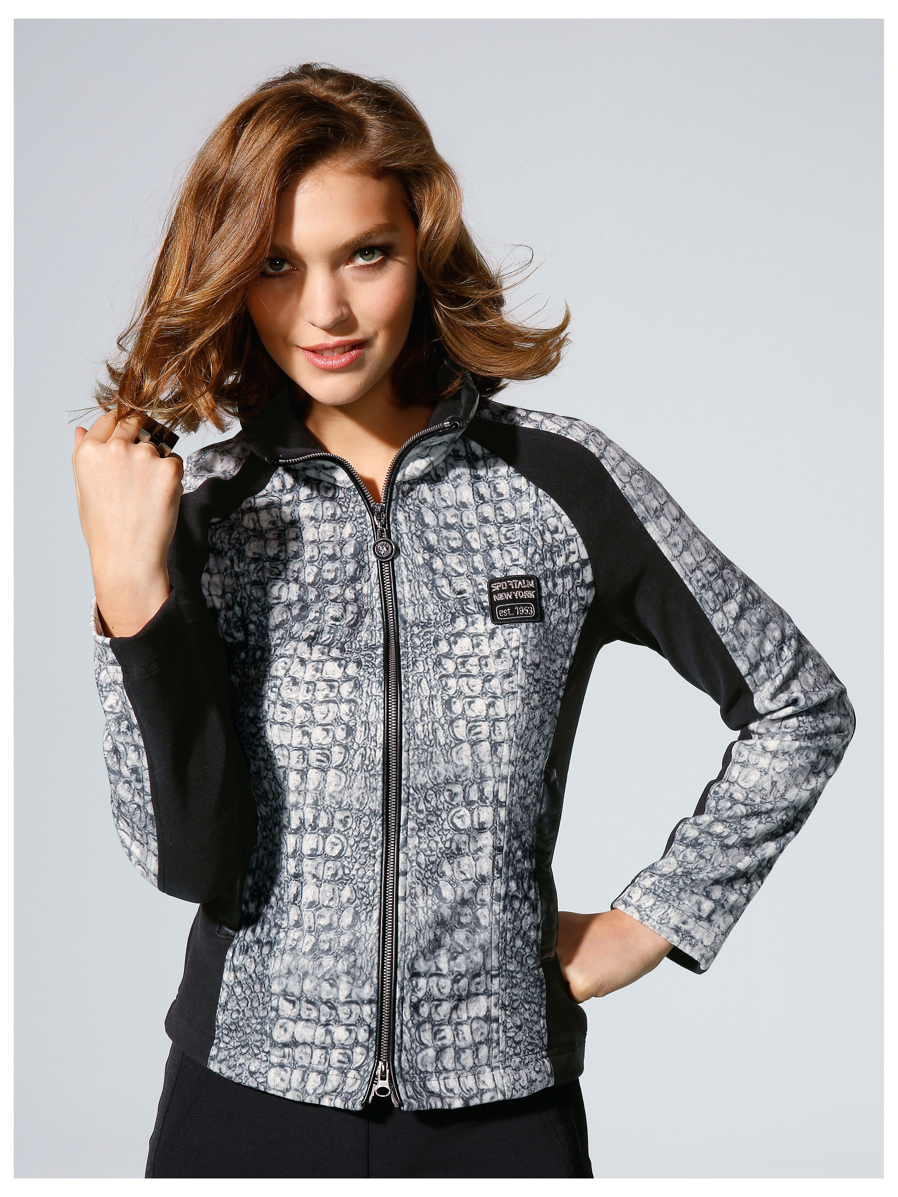 Image of Fleece jacket Sportalm Kitzbühel multicoloured