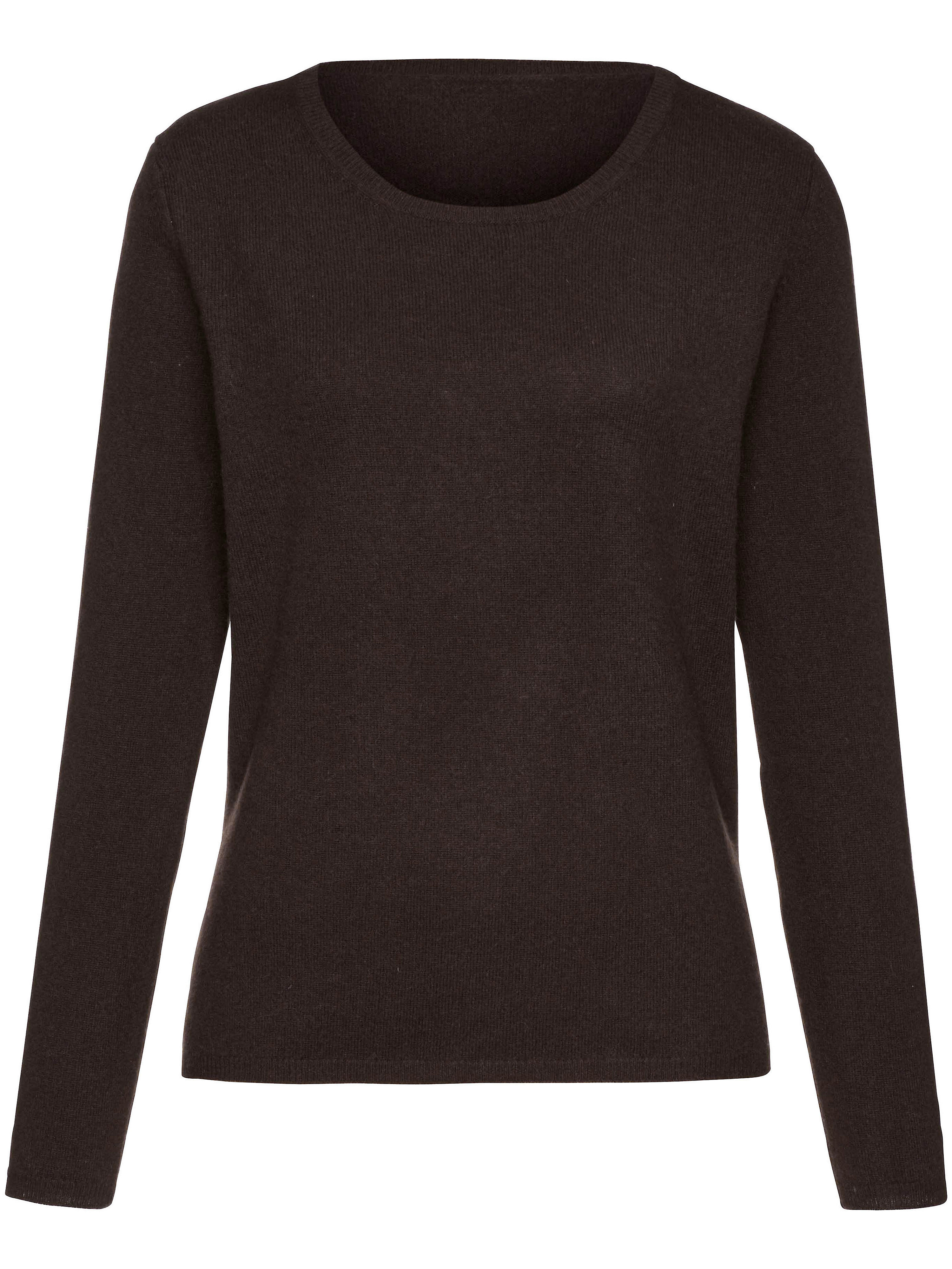 Image of Jumper in 100% cashmere cashmere brown size: 16