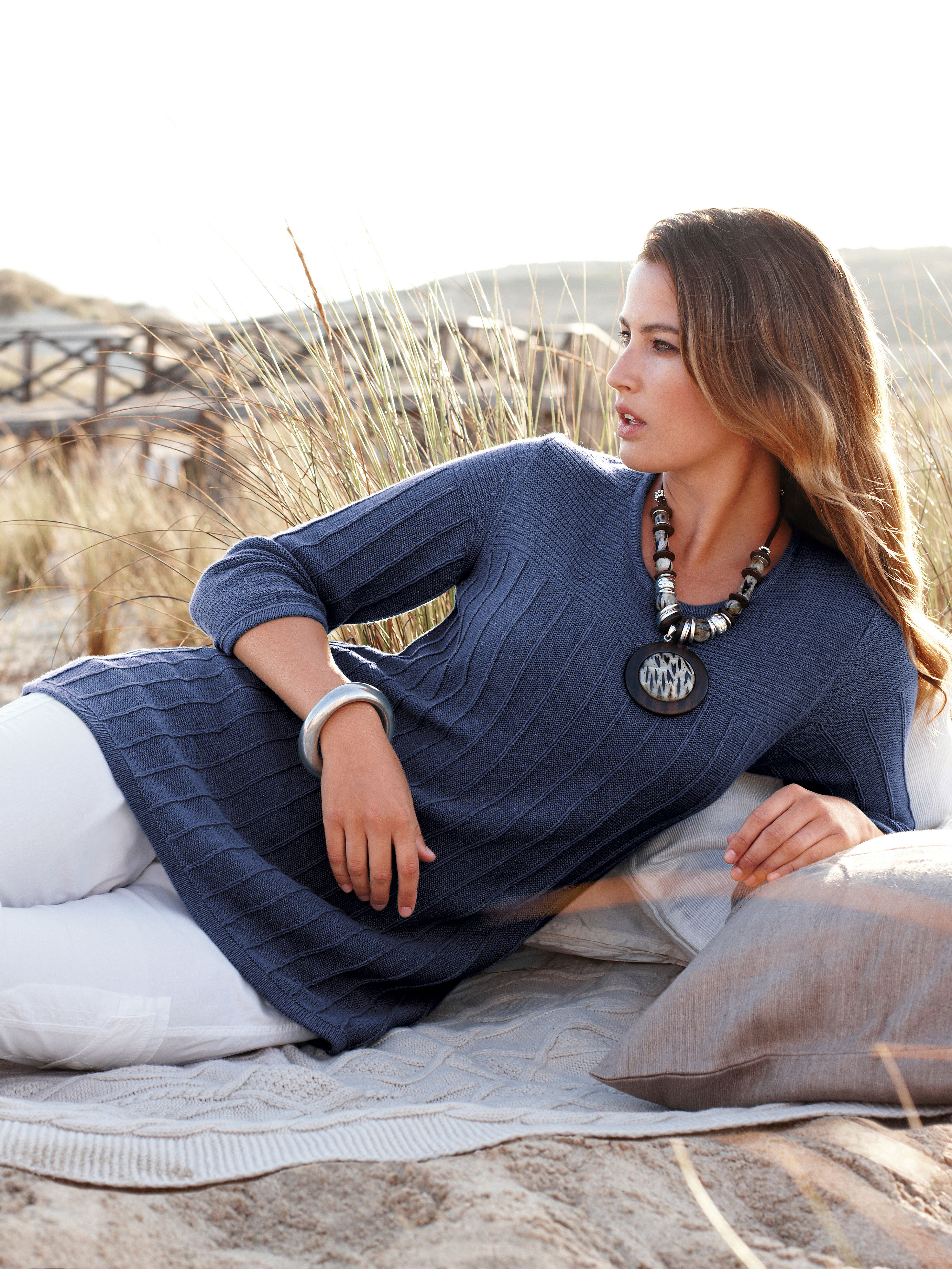 Image of Jumper Anna Aura blue size: 14