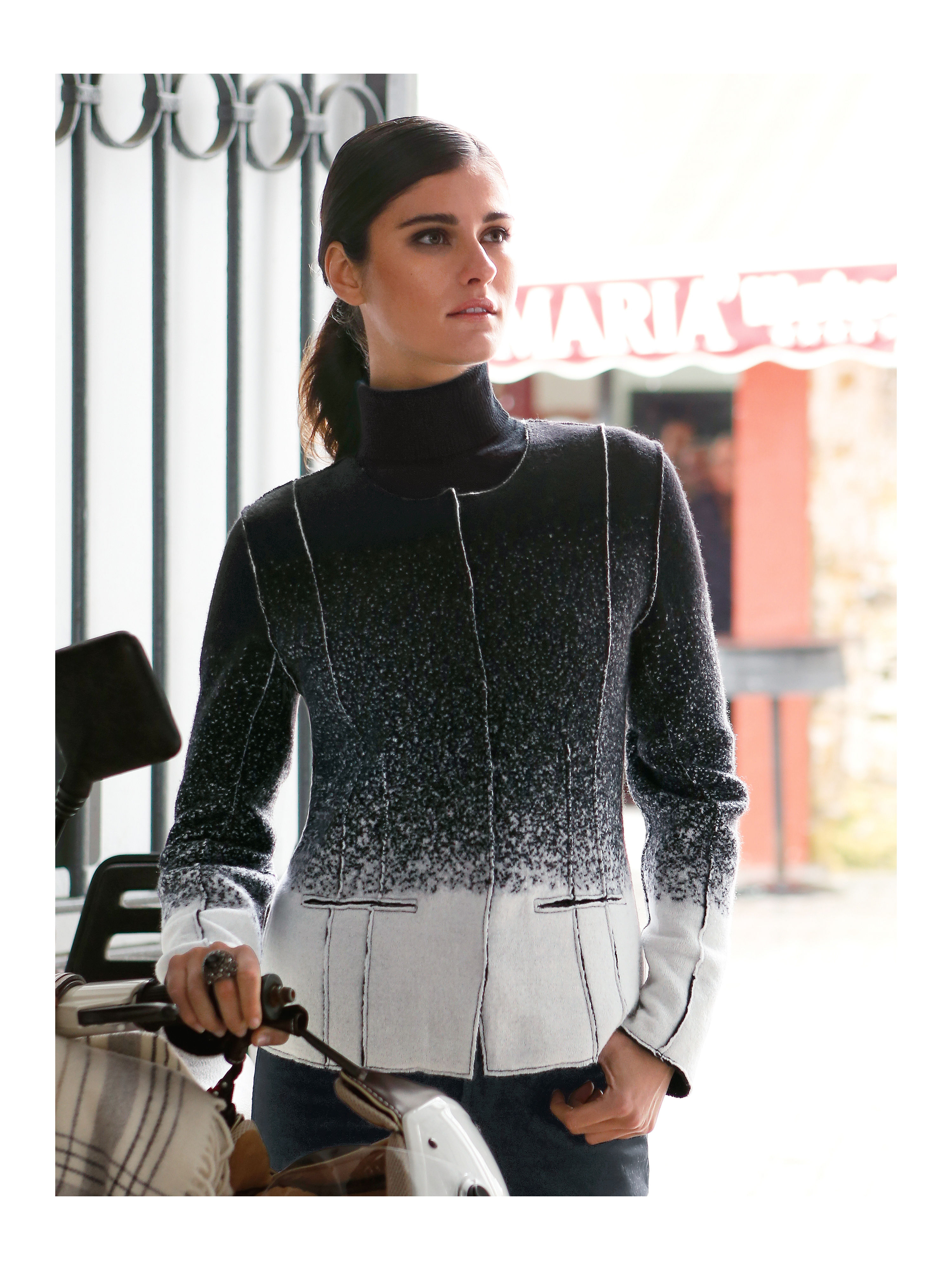 Image of Knitted blazer Peter Hahn black