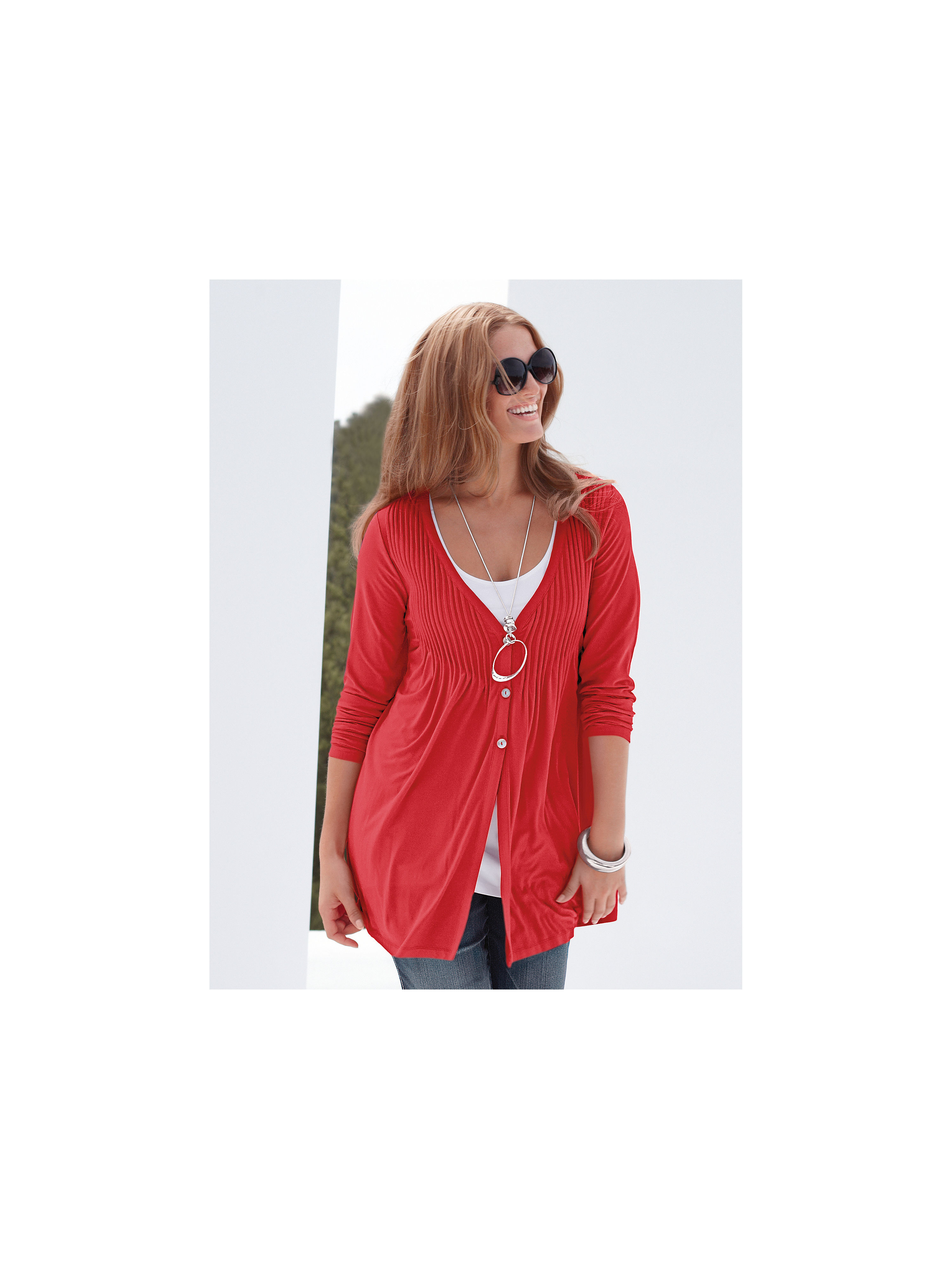 Image of Shirt Jacket Anna Aura red